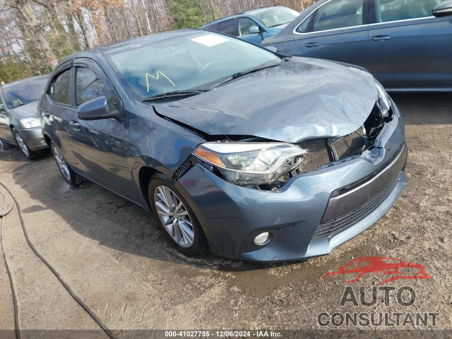 TOYOTA COROLLA 2015 - 2T1BURHEXFC385003