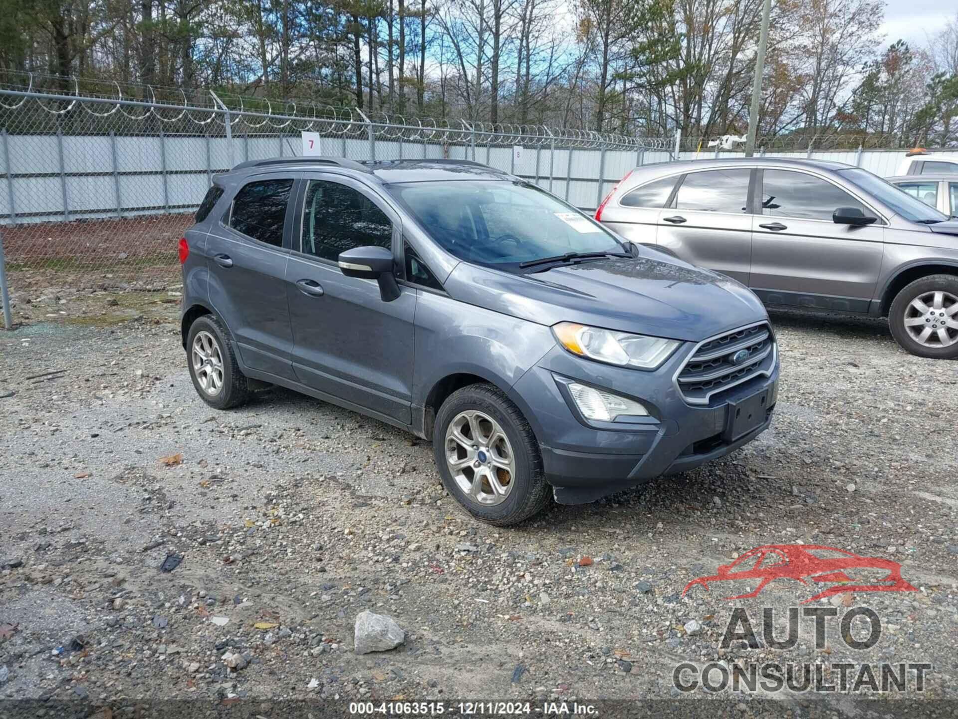 FORD ECOSPORT 2018 - MAJ3P1TE9JC159126