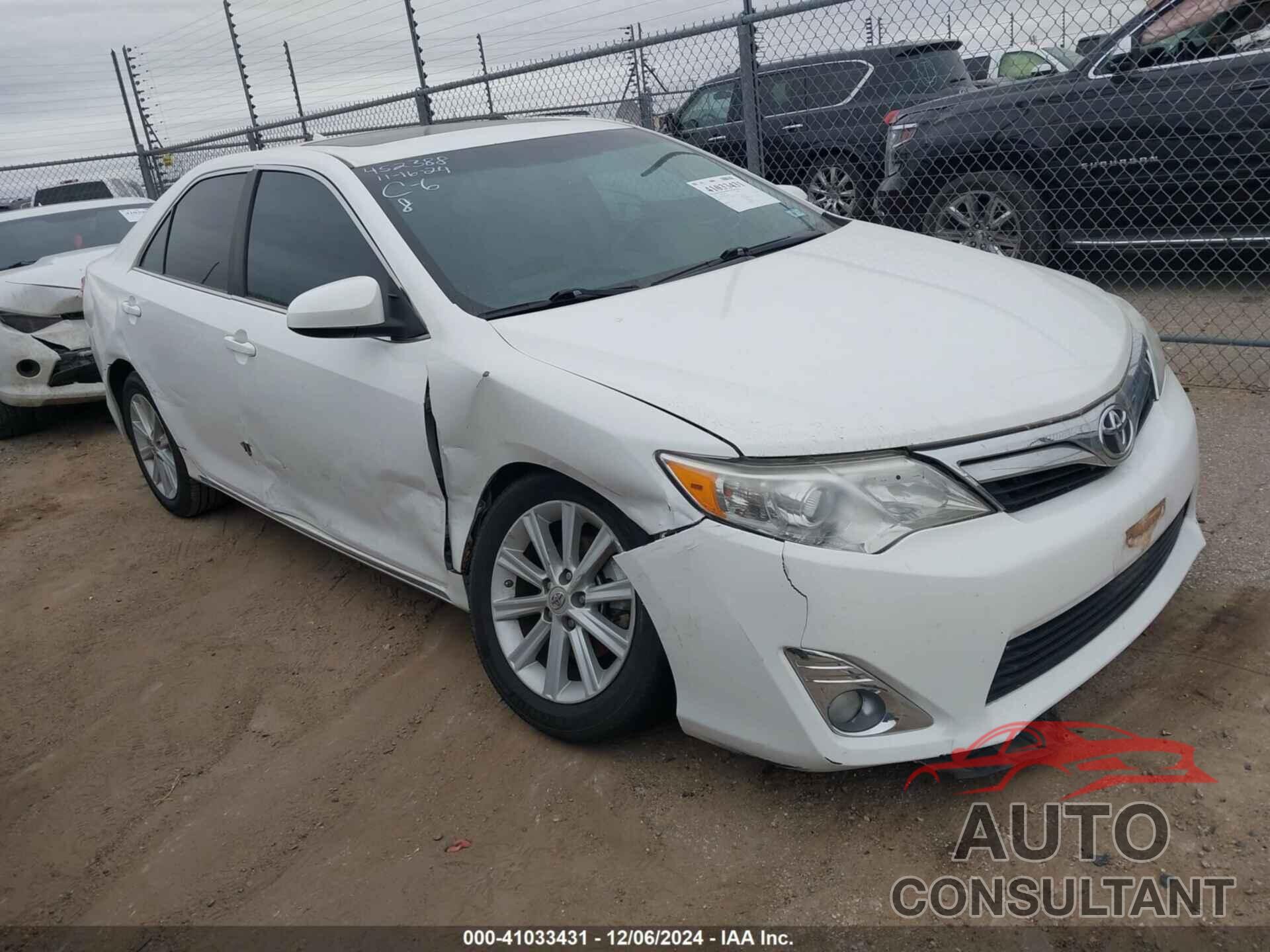 TOYOTA CAMRY 2013 - 4T1BK1FK8DU528364