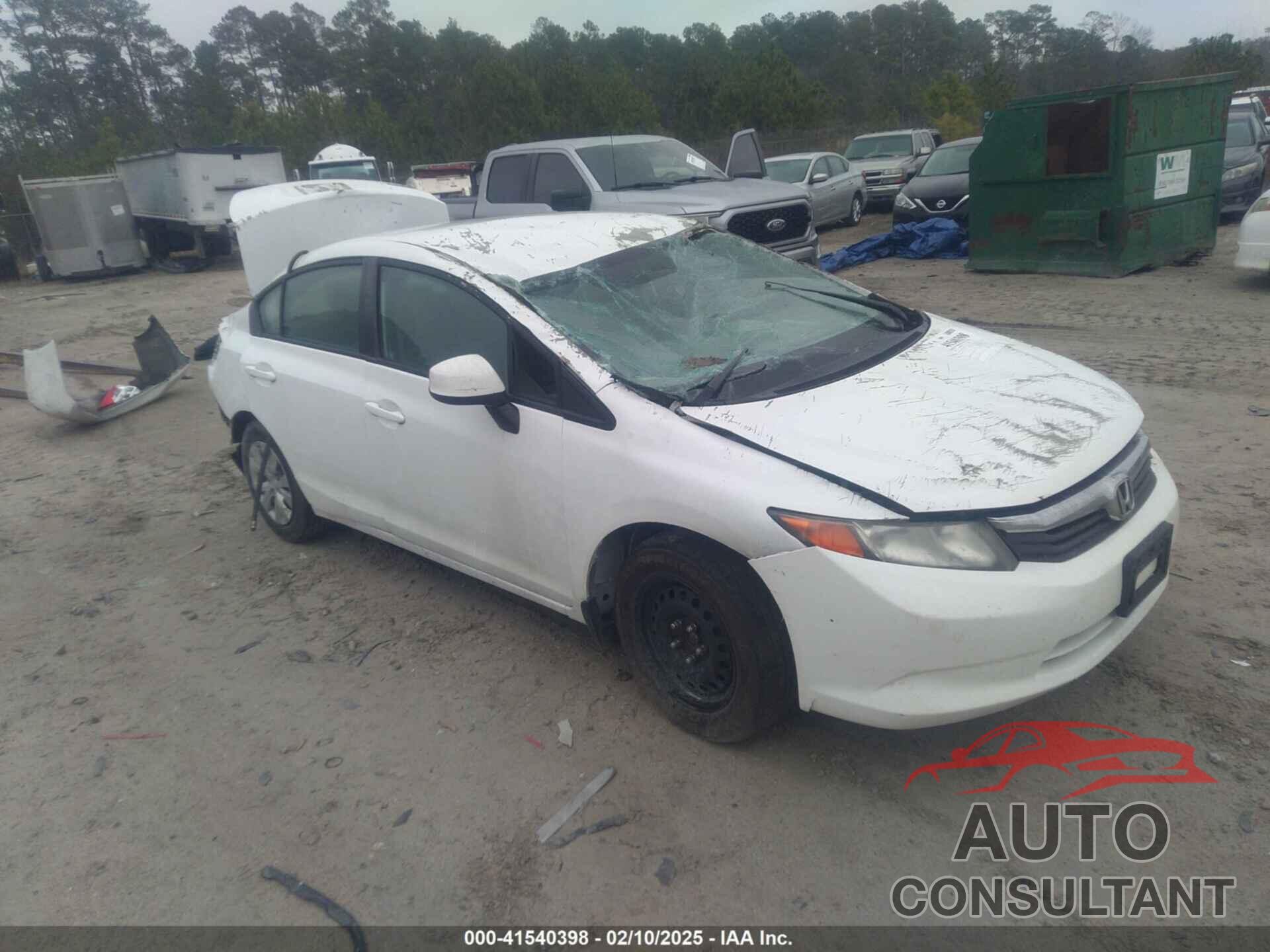 HONDA CIVIC 2012 - 19XFB2E55CE002293