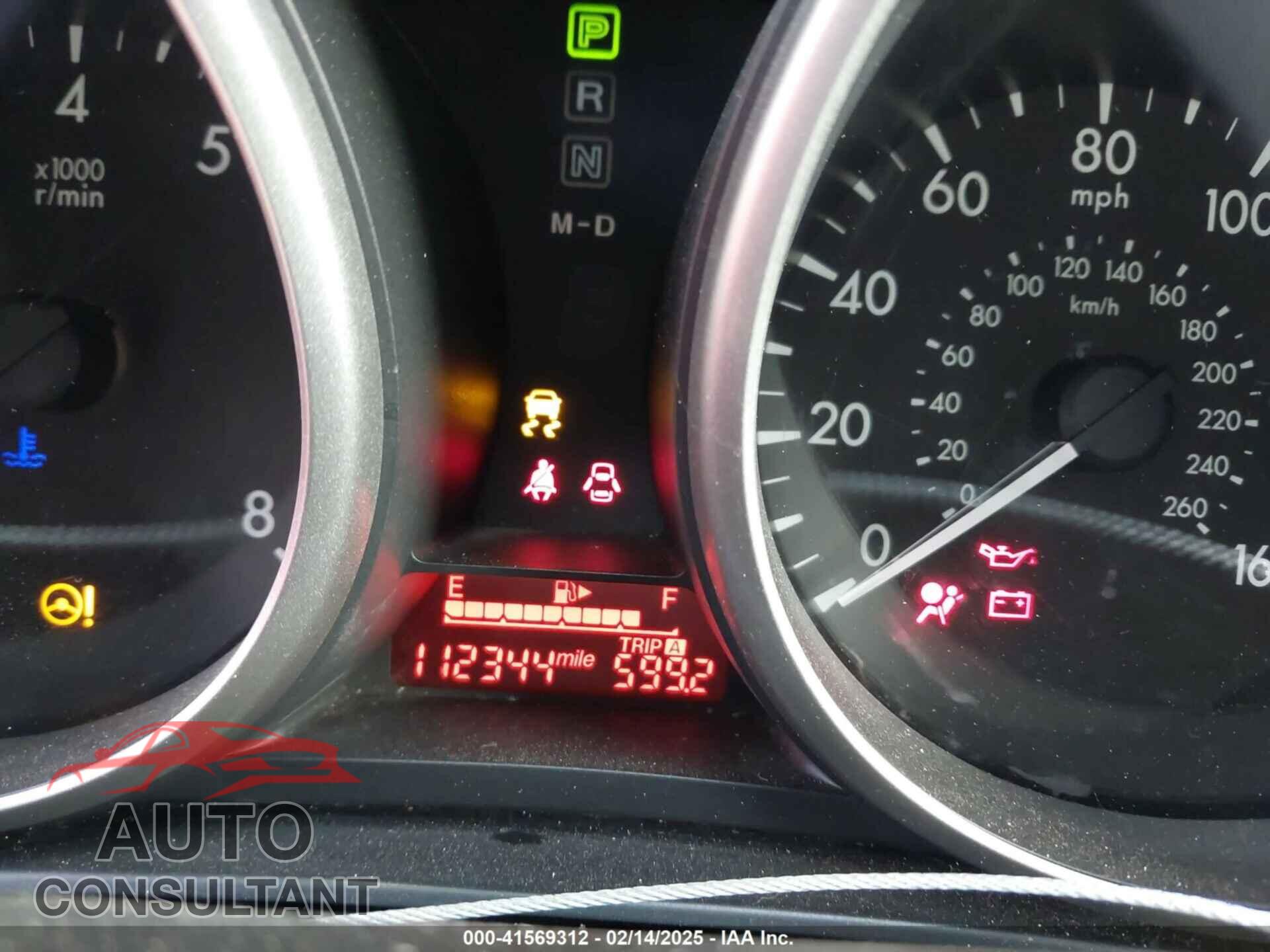 MAZDA MAZDA5 2012 - JM1CW2BL7C0135852
