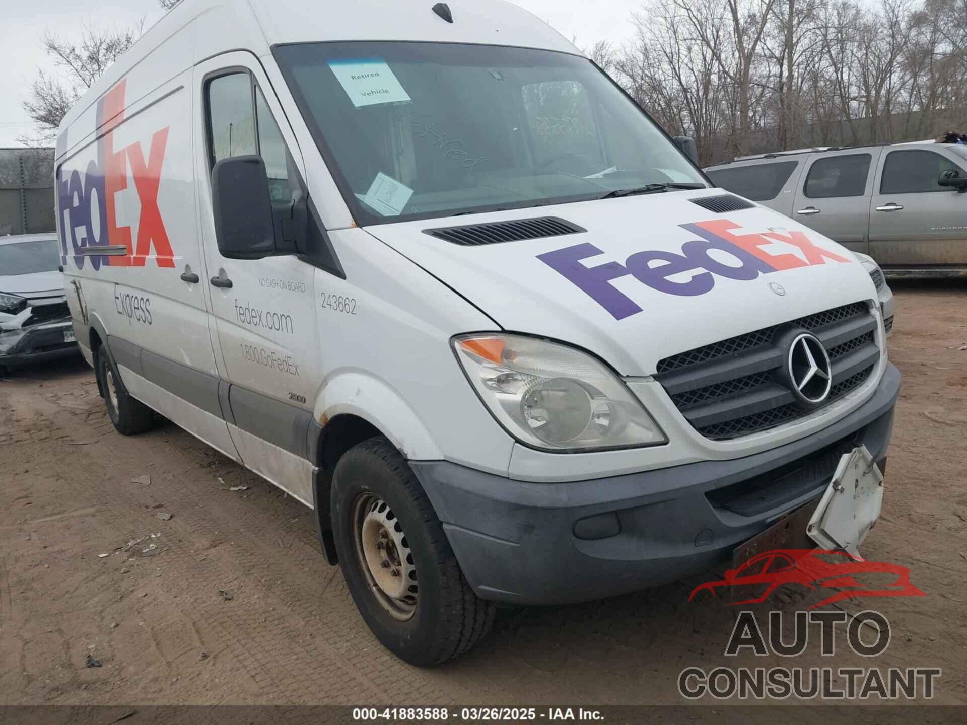 MERCEDES-BENZ SPRINTER 2500 2011 - WD3PE8CB7B5577541