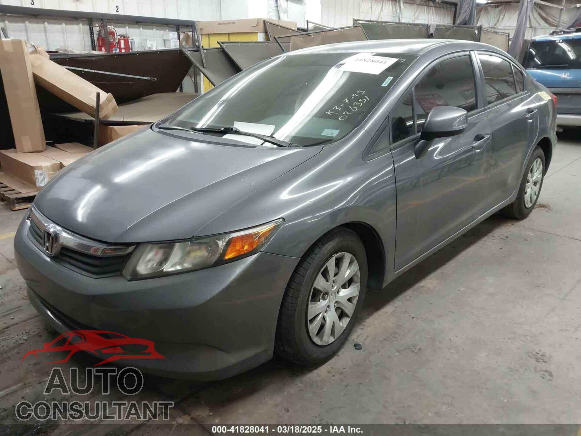 HONDA CIVIC 2012 - 19XFB2F55CE026351