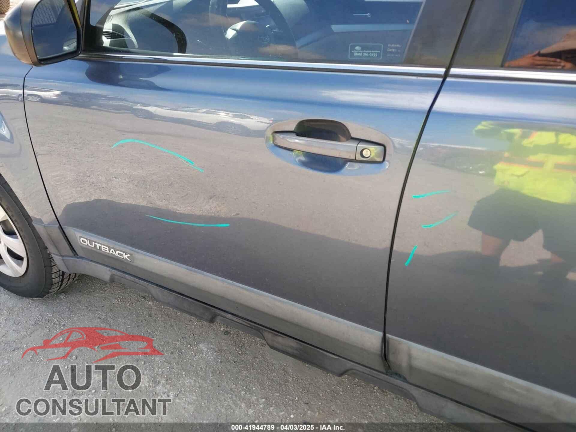 SUBARU OUTBACK 2013 - 4S4BRBAC8D3255403