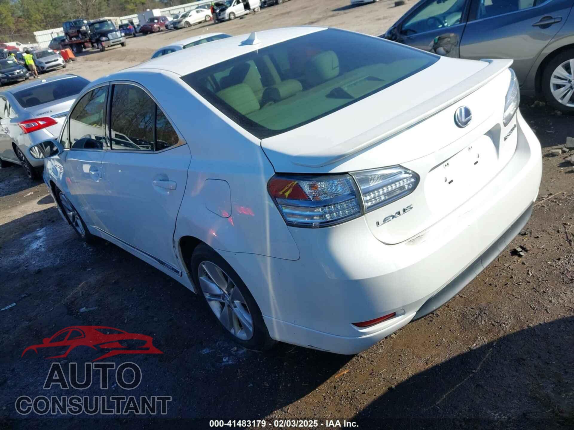 LEXUS HS 250H 2010 - JTHBB1BA3A2014574