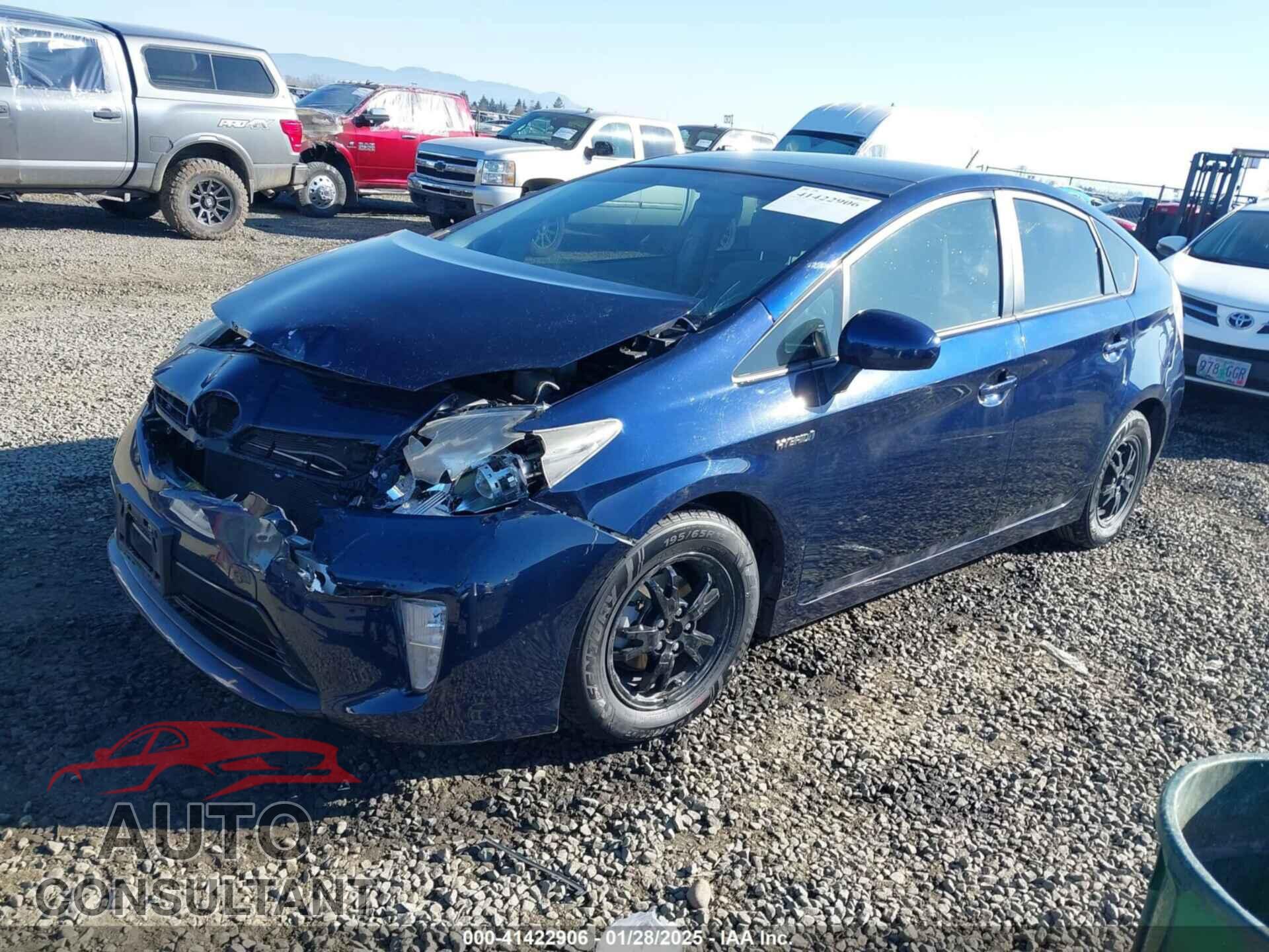 TOYOTA PRIUS 2012 - JTDKN3DUXC1519791