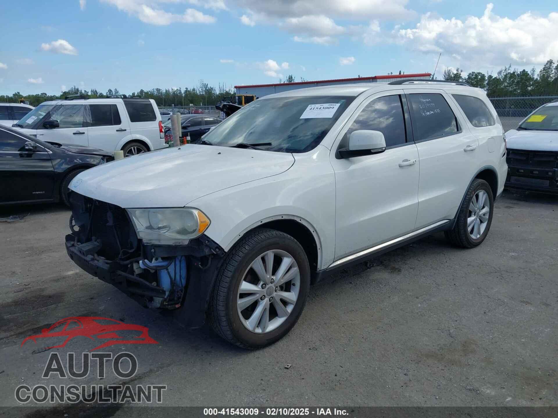 DODGE DURANGO 2012 - 1C4RDHDG3CC182782