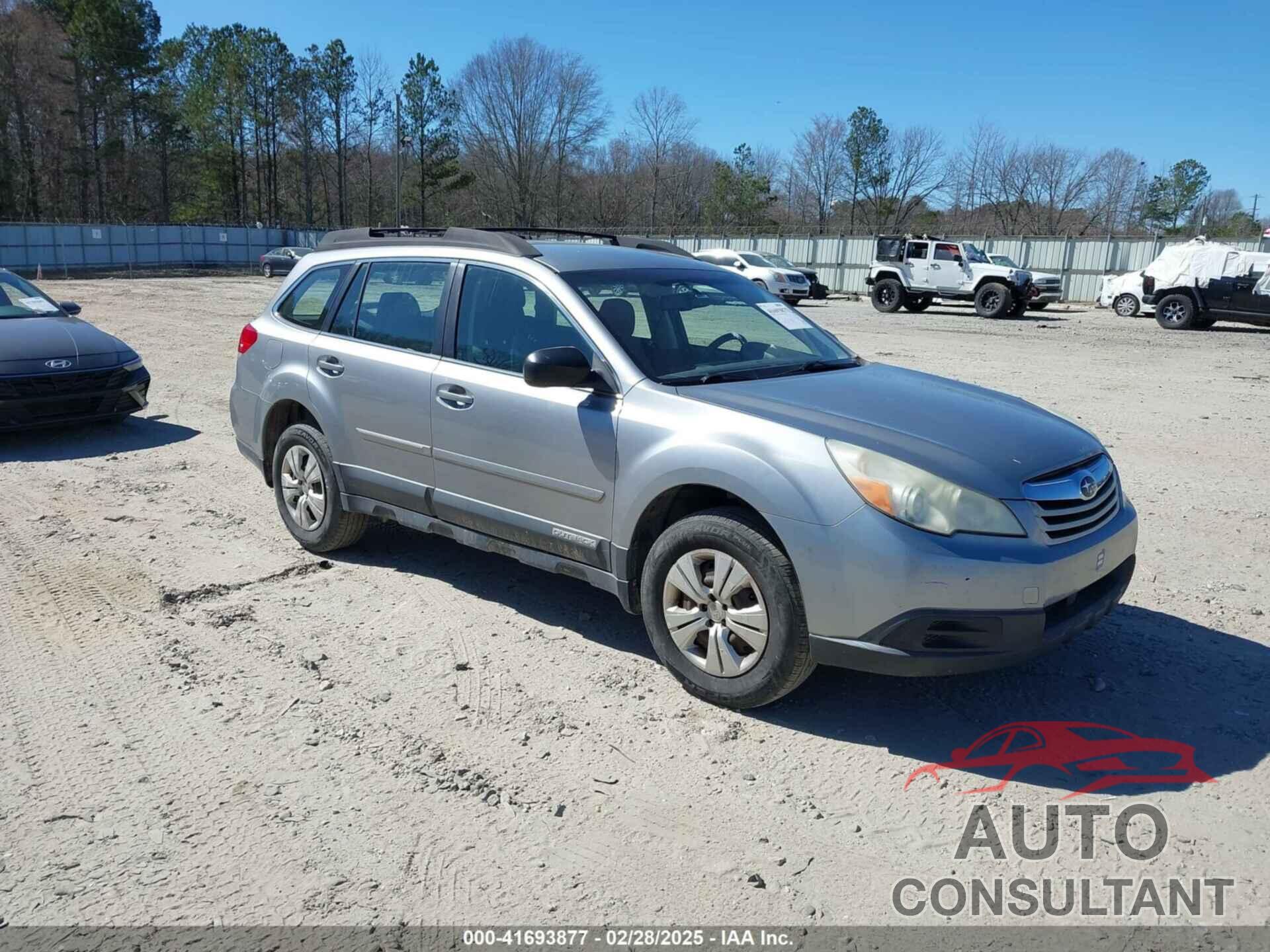 SUBARU OUTBACK 2011 - 4S4BRBAC9B1341974