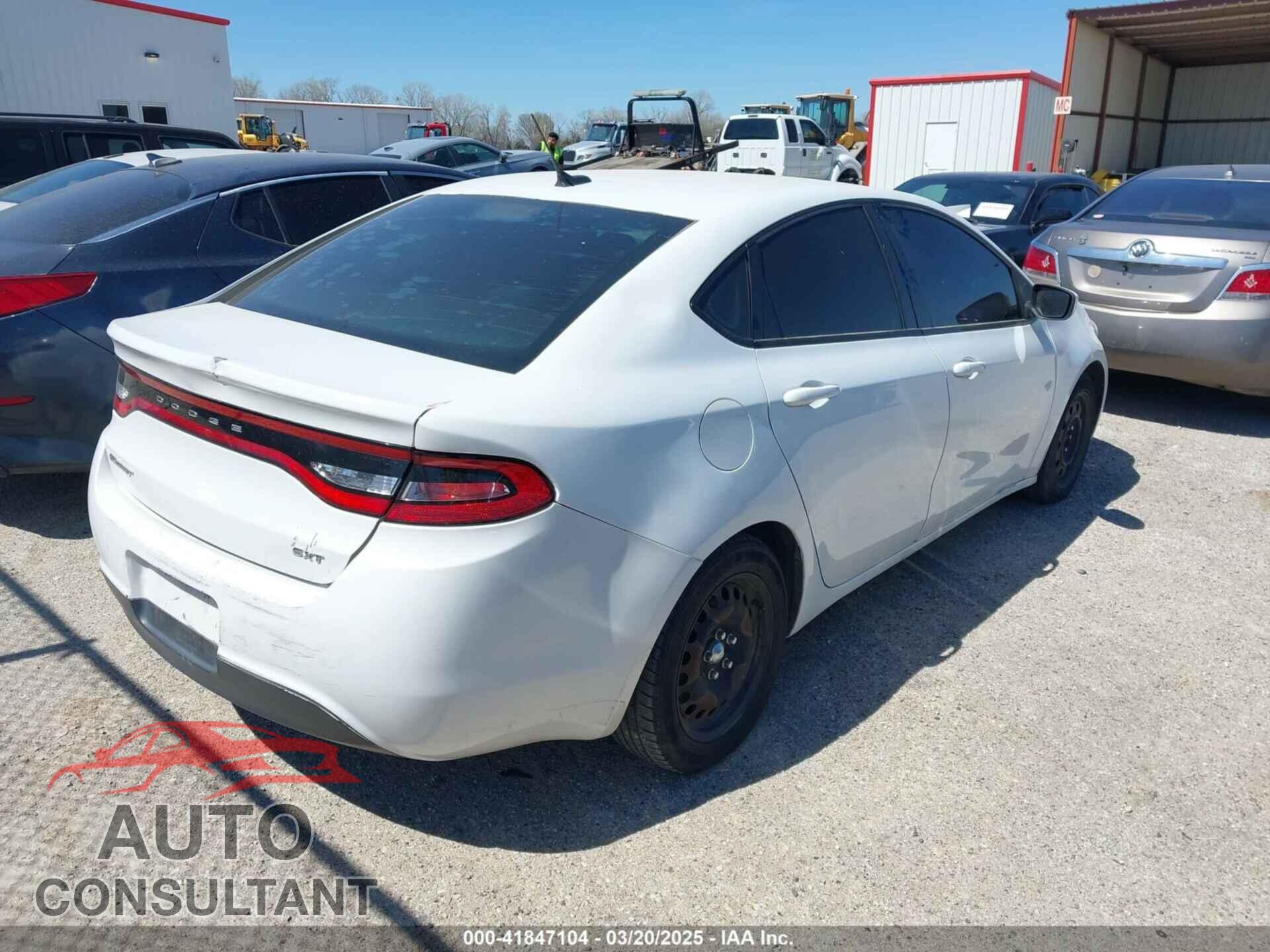 DODGE DART 2015 - 1C3CDFAA3FD411247