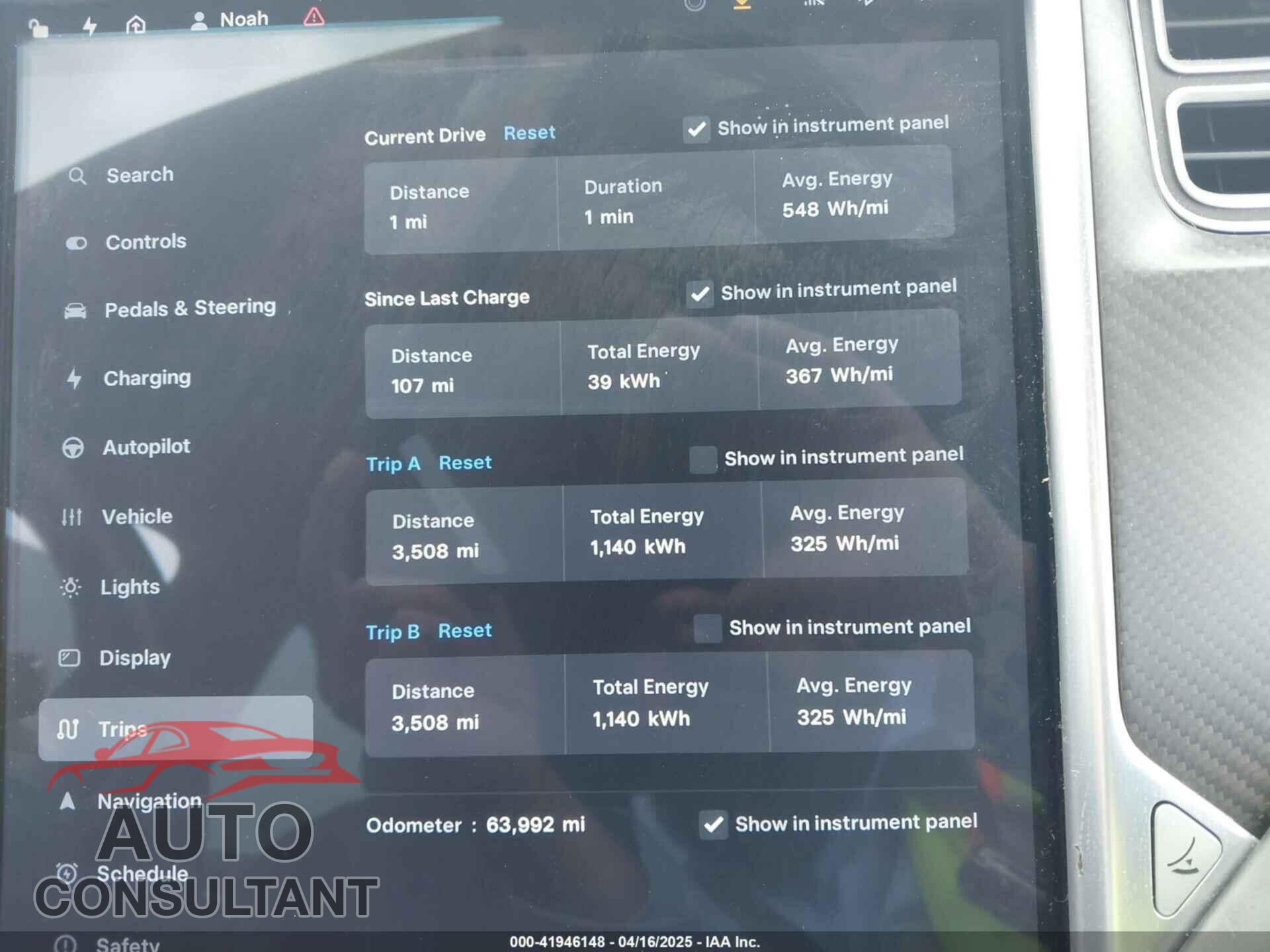 TESLA MODEL S 2017 - 5YJSA1E12HF195965