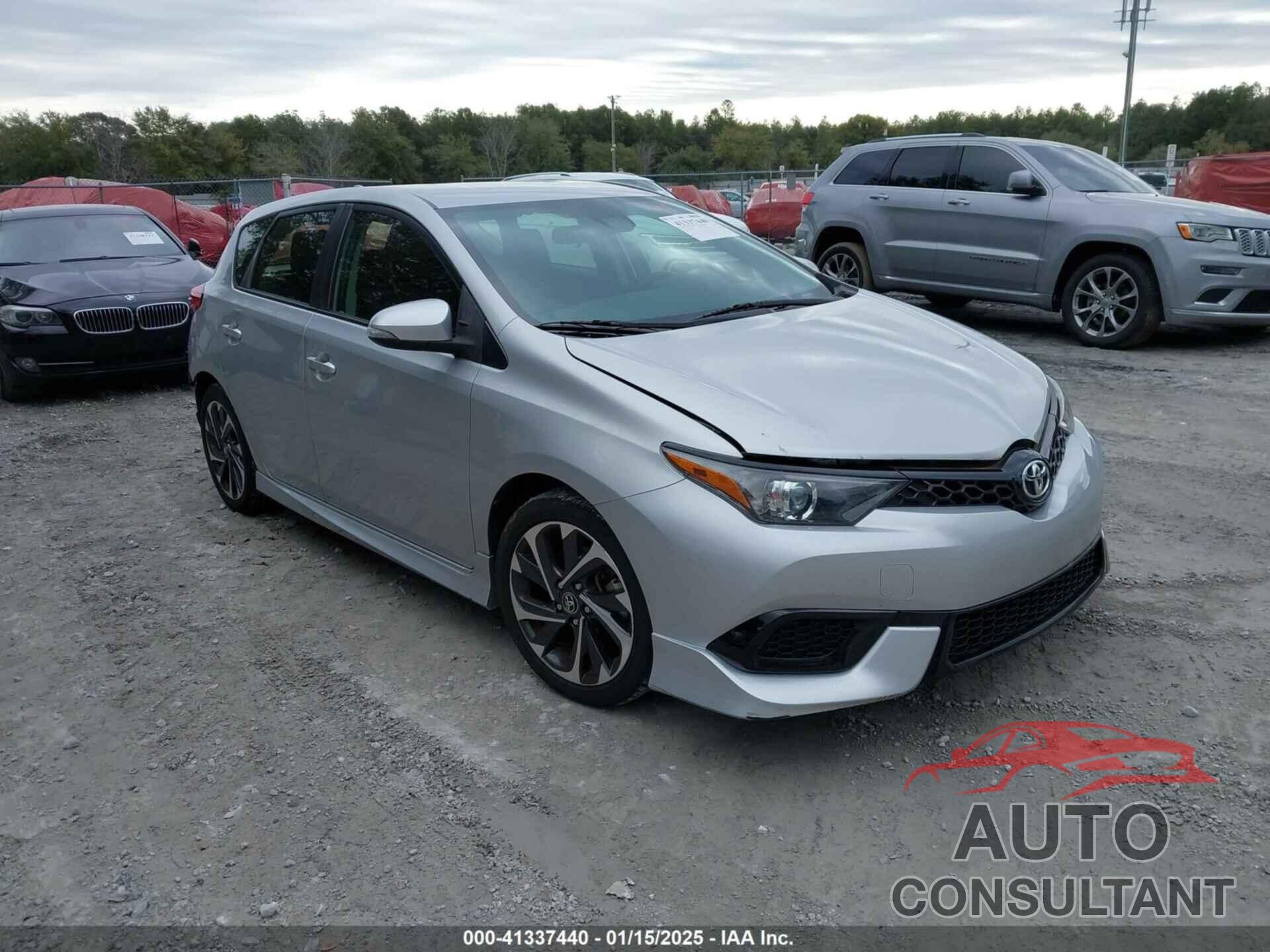TOYOTA COROLLA IM 2017 - JTNKARJEXHJ530188