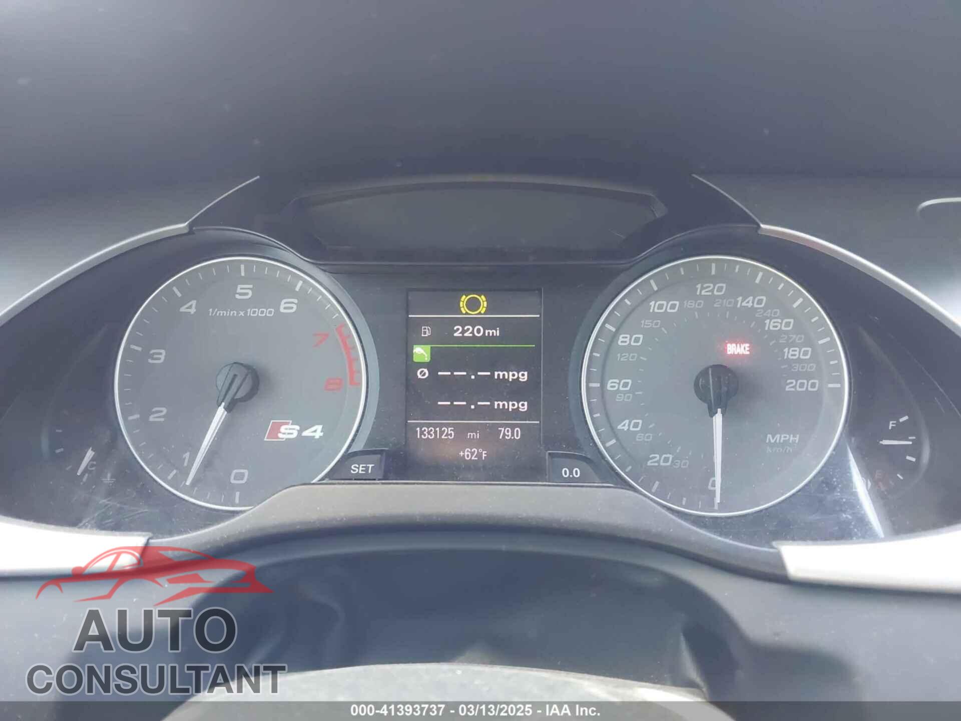 AUDI S4 2012 - WAUDGAFL2CA100391