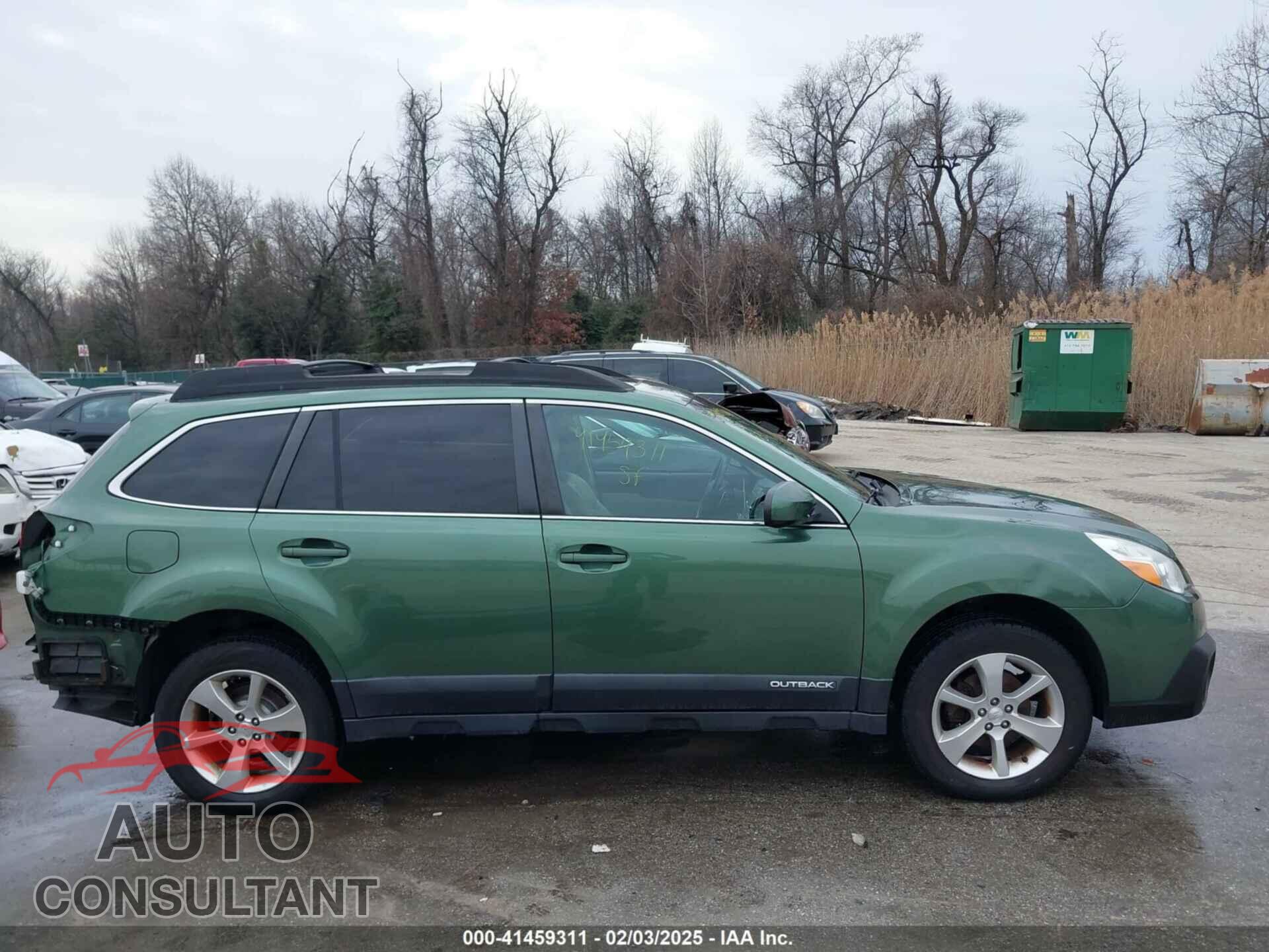 SUBARU OUTBACK 2013 - 4S4BRBKC8D3313976