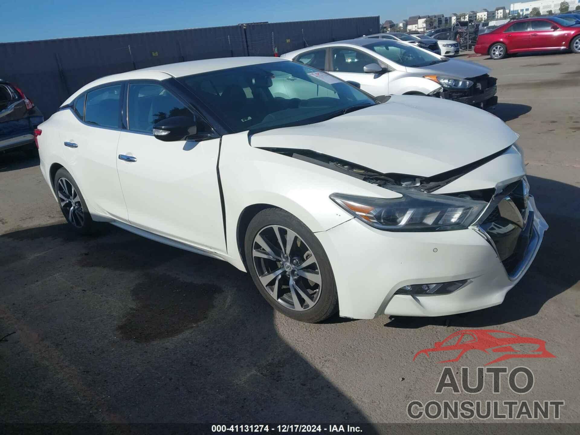 NISSAN MAXIMA 2018 - 1N4AA6AP2JC378472