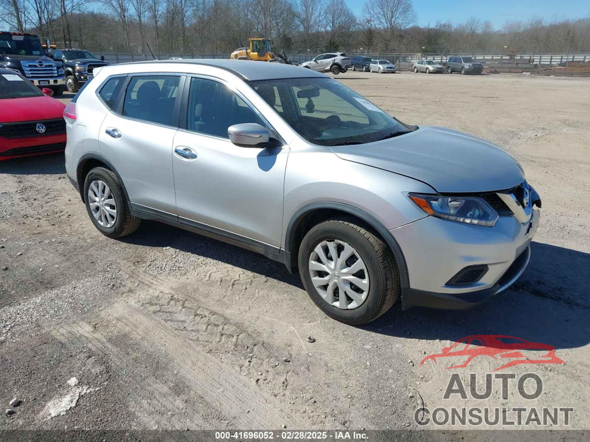 NISSAN ROGUE 2015 - KNMAT2MT0FP569572