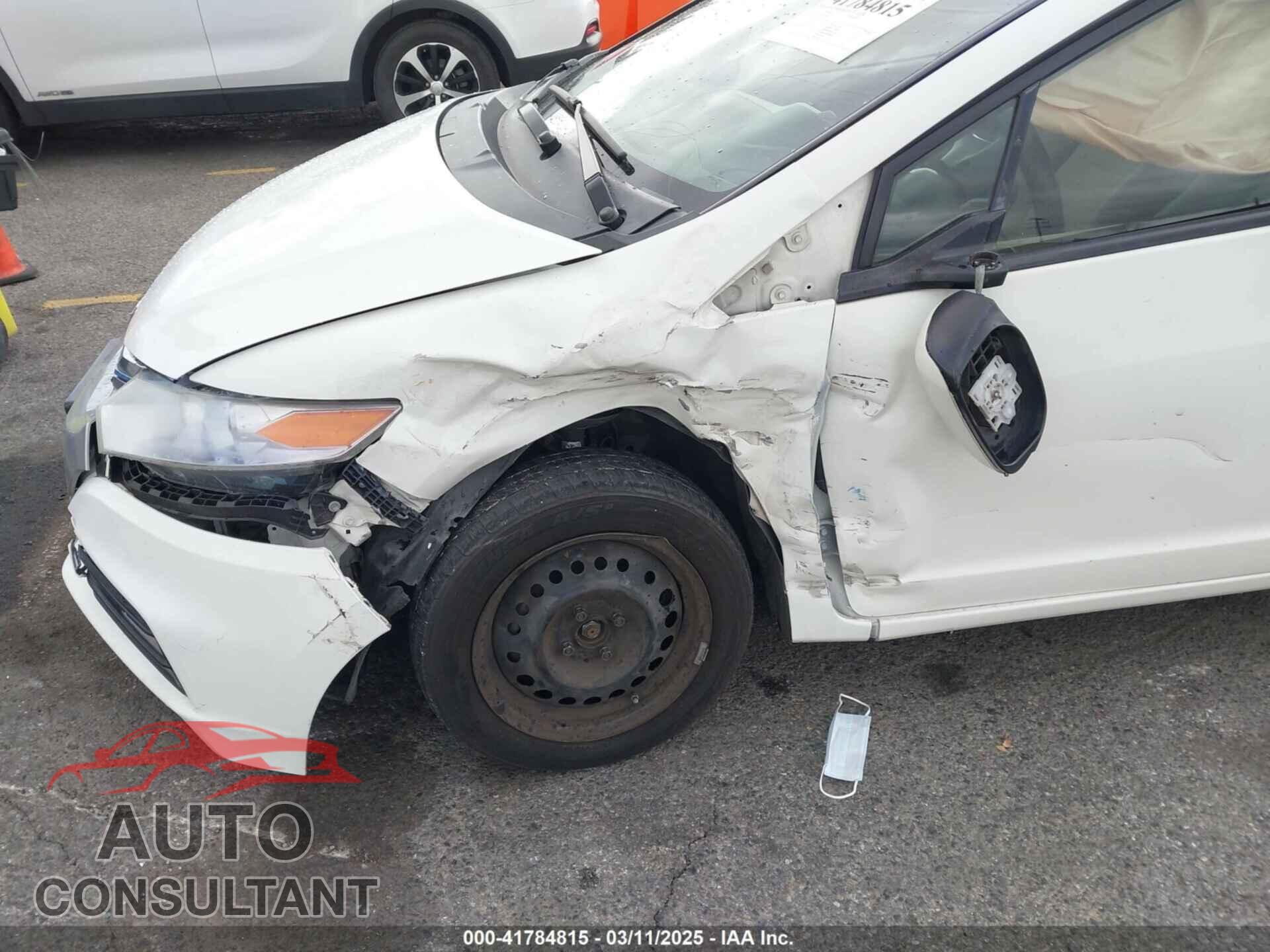 HONDA INSIGHT 2013 - JHMZE2H30DS005758