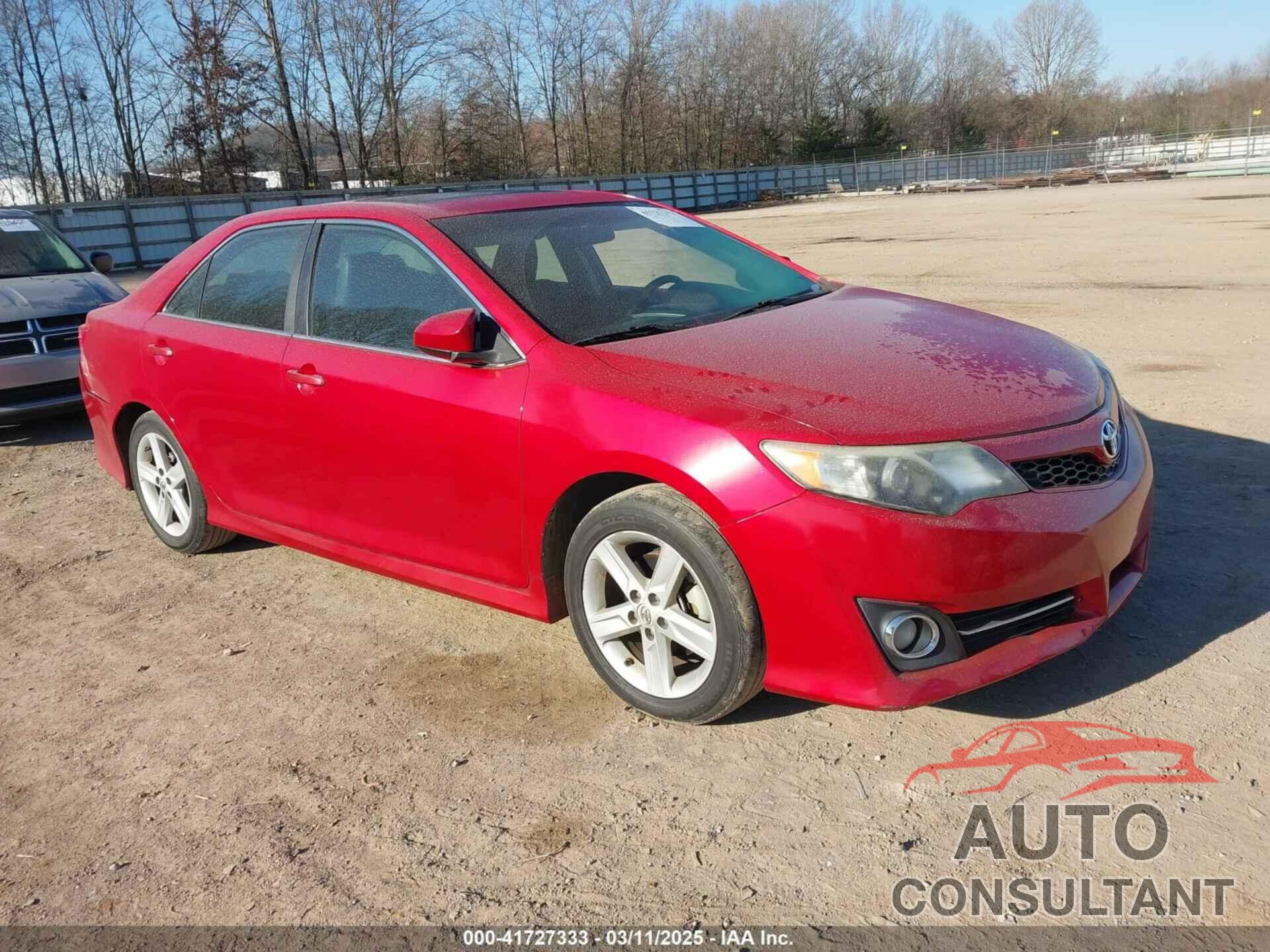 TOYOTA CAMRY 2012 - 4T1BF1FK9CU611949
