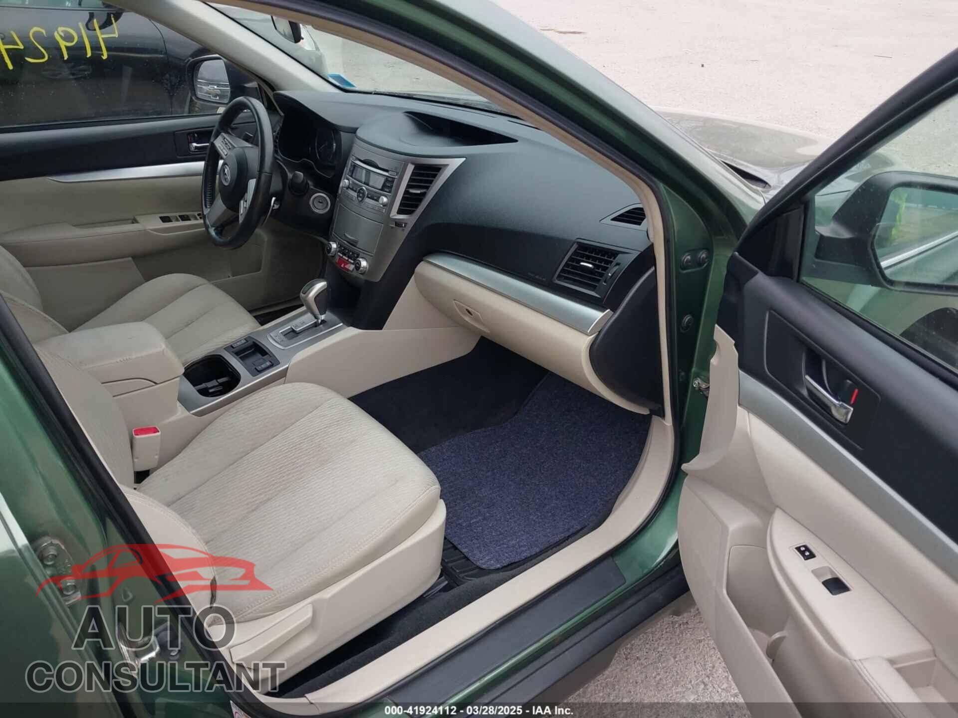 SUBARU OUTBACK 2011 - 4S4BRBCC2B3391391