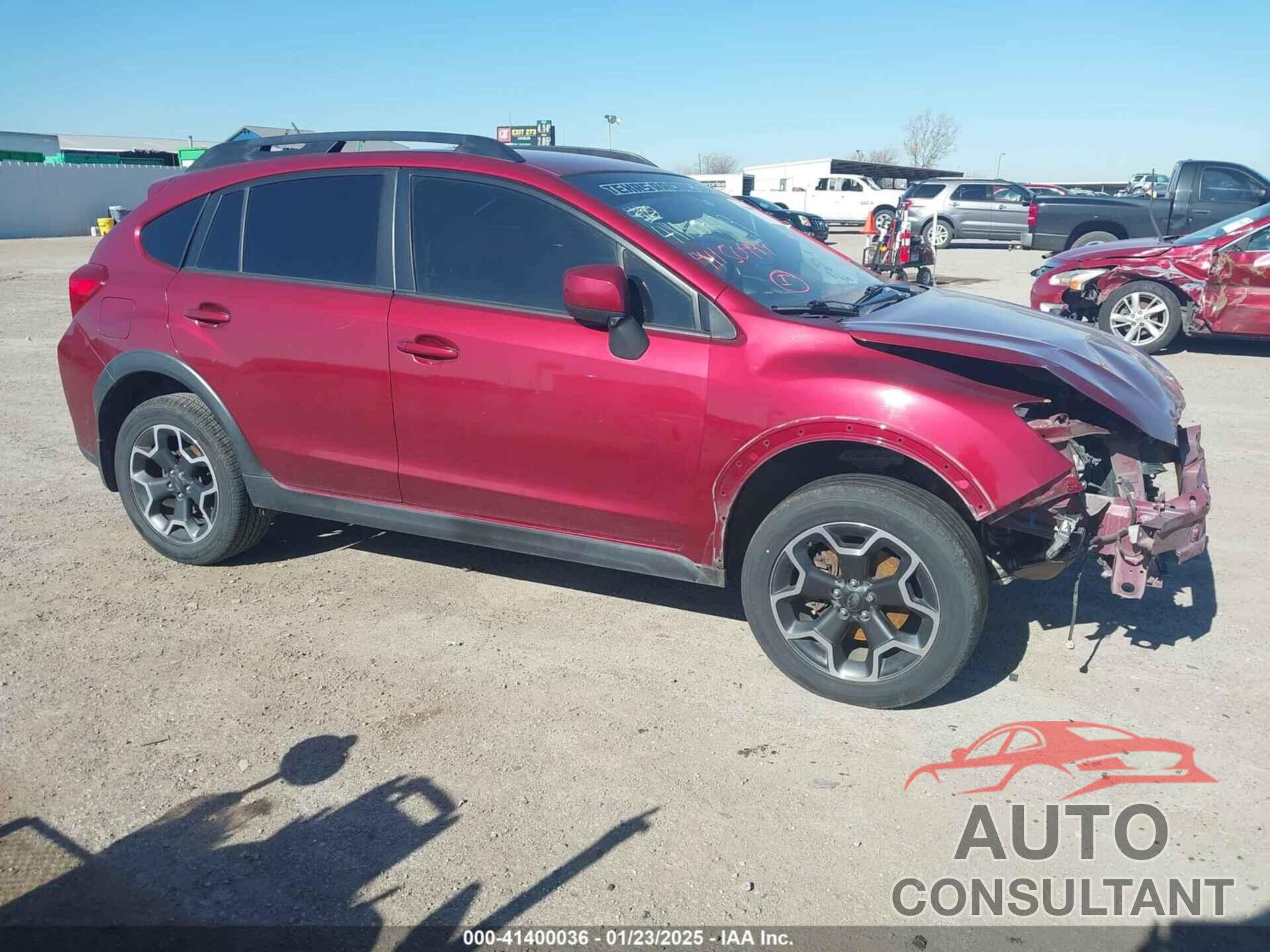 SUBARU XV CROSSTREK 2014 - JF2GPAGC3E8258345