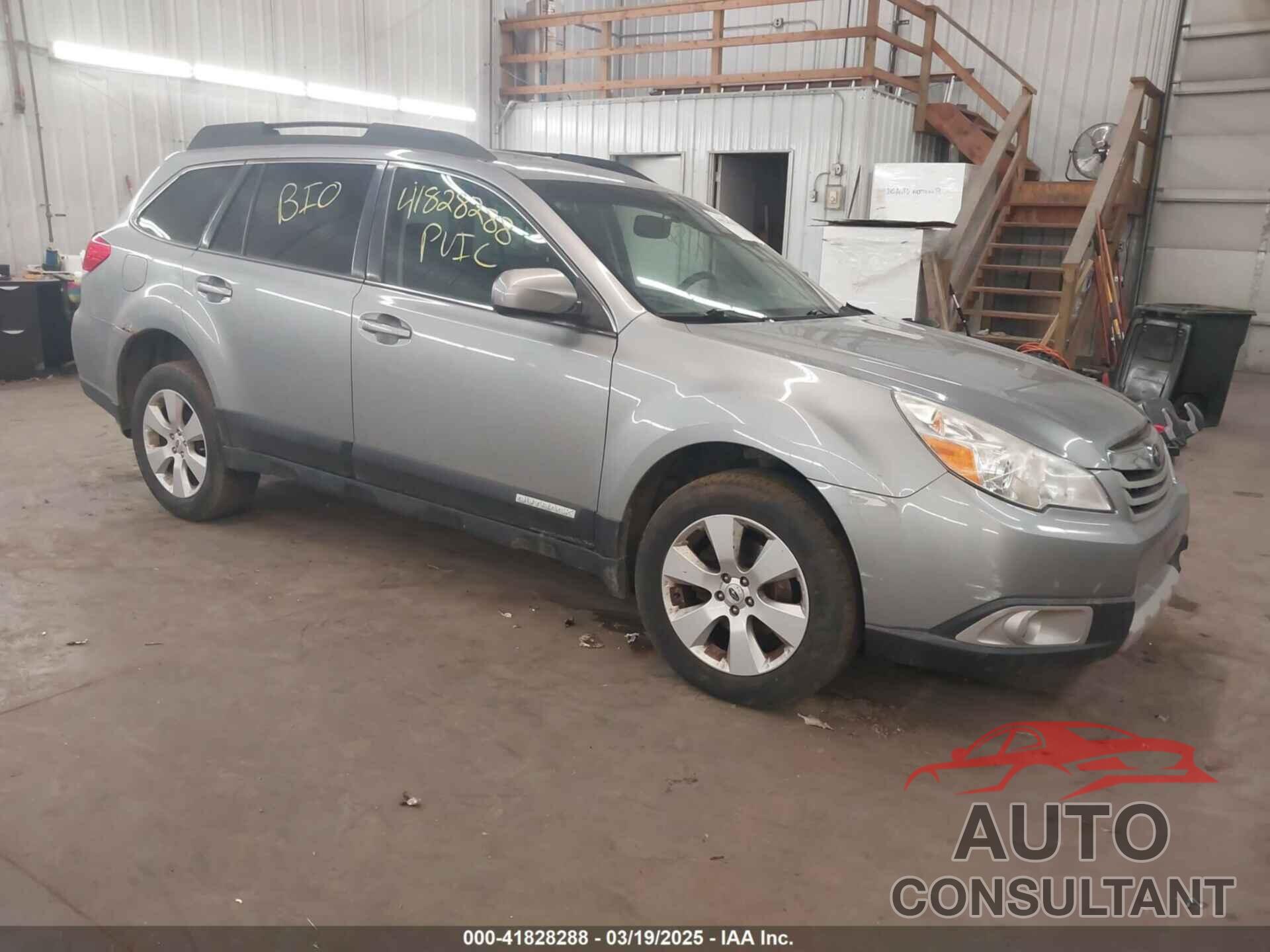 SUBARU OUTBACK 2011 - 4S4BRBKC9B3430902