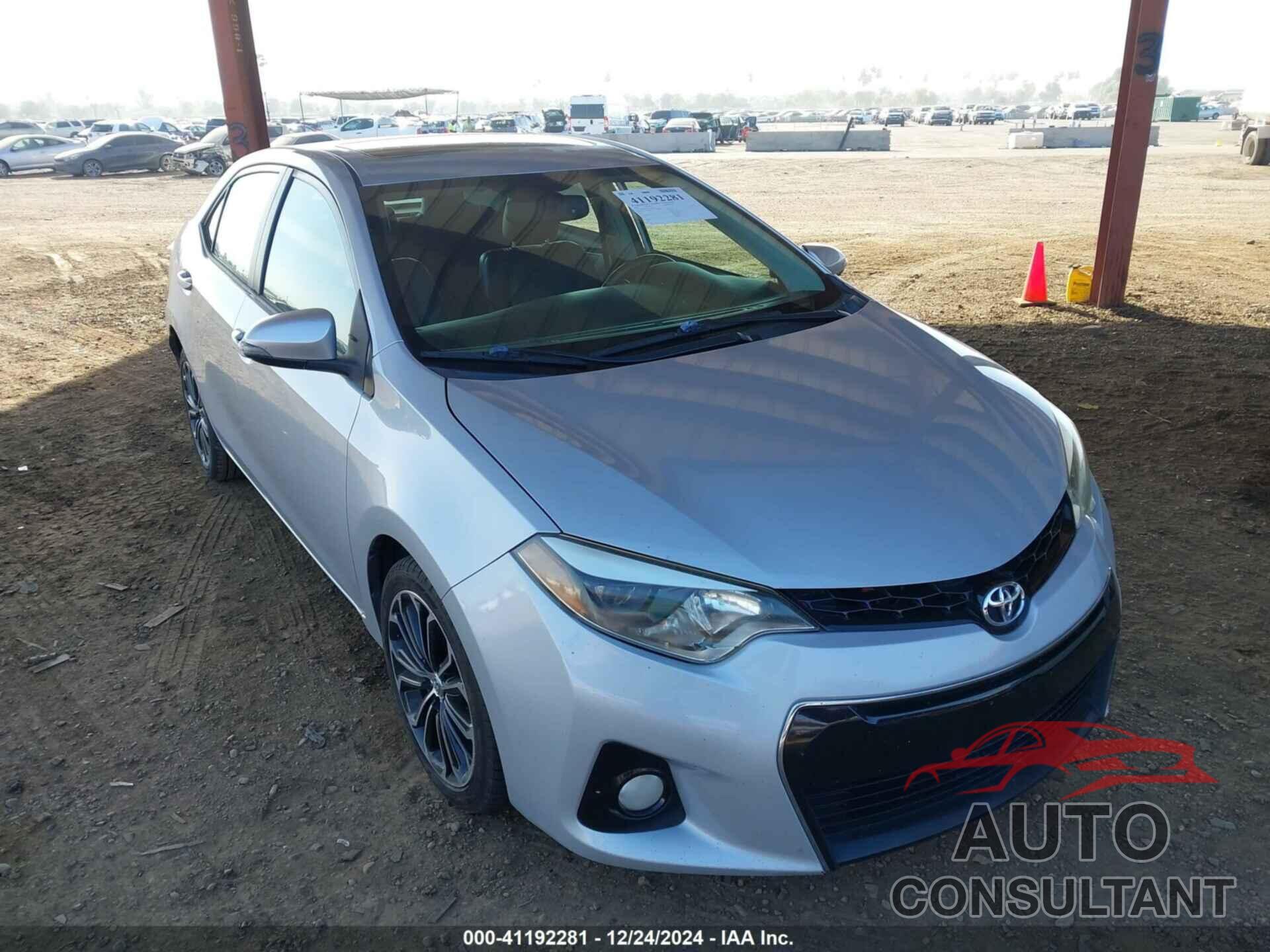 TOYOTA COROLLA 2014 - 2T1BURHE7EC169138