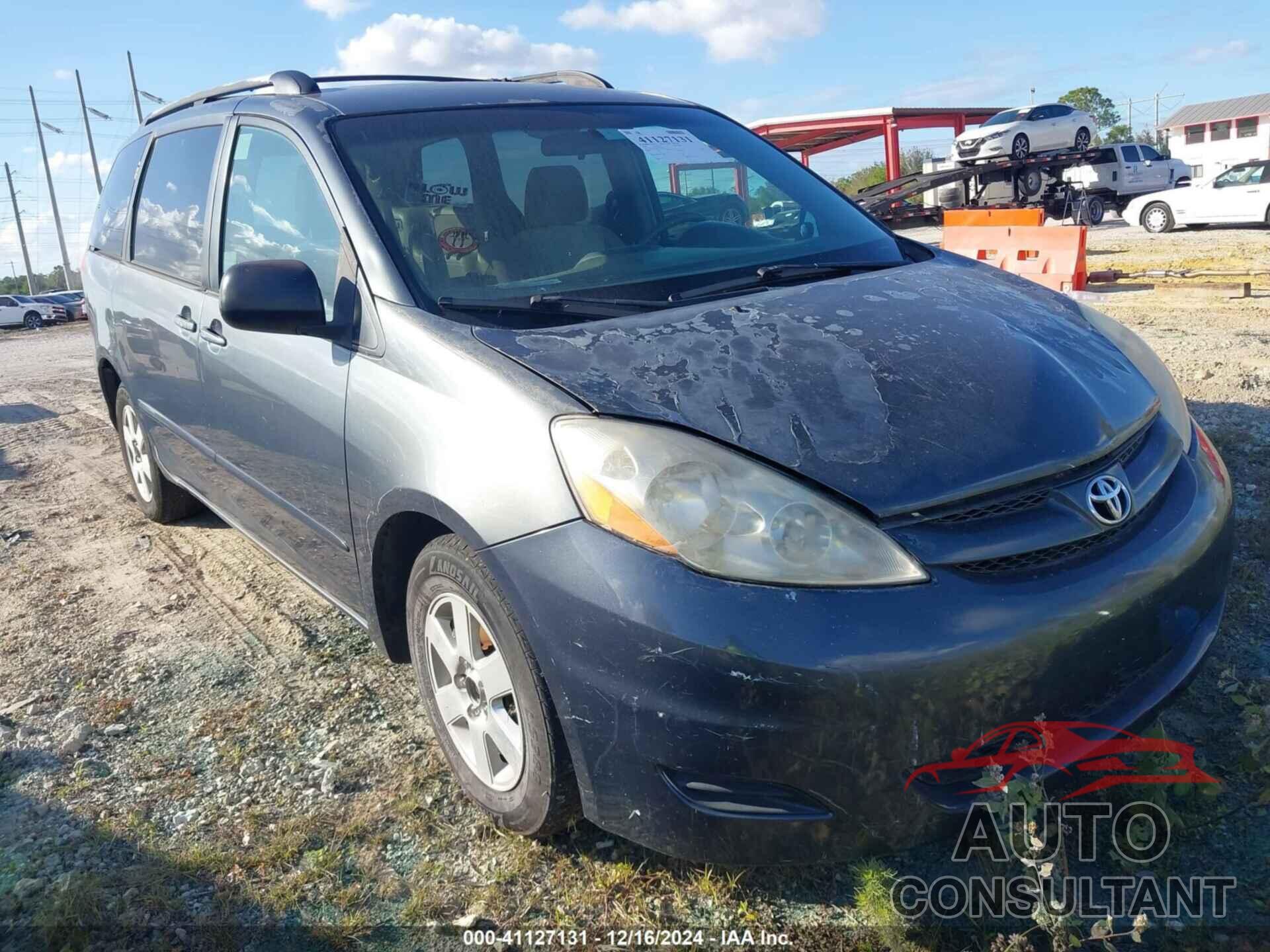 TOYOTA SIENNA 2009 - 5TDZK23C69S258780