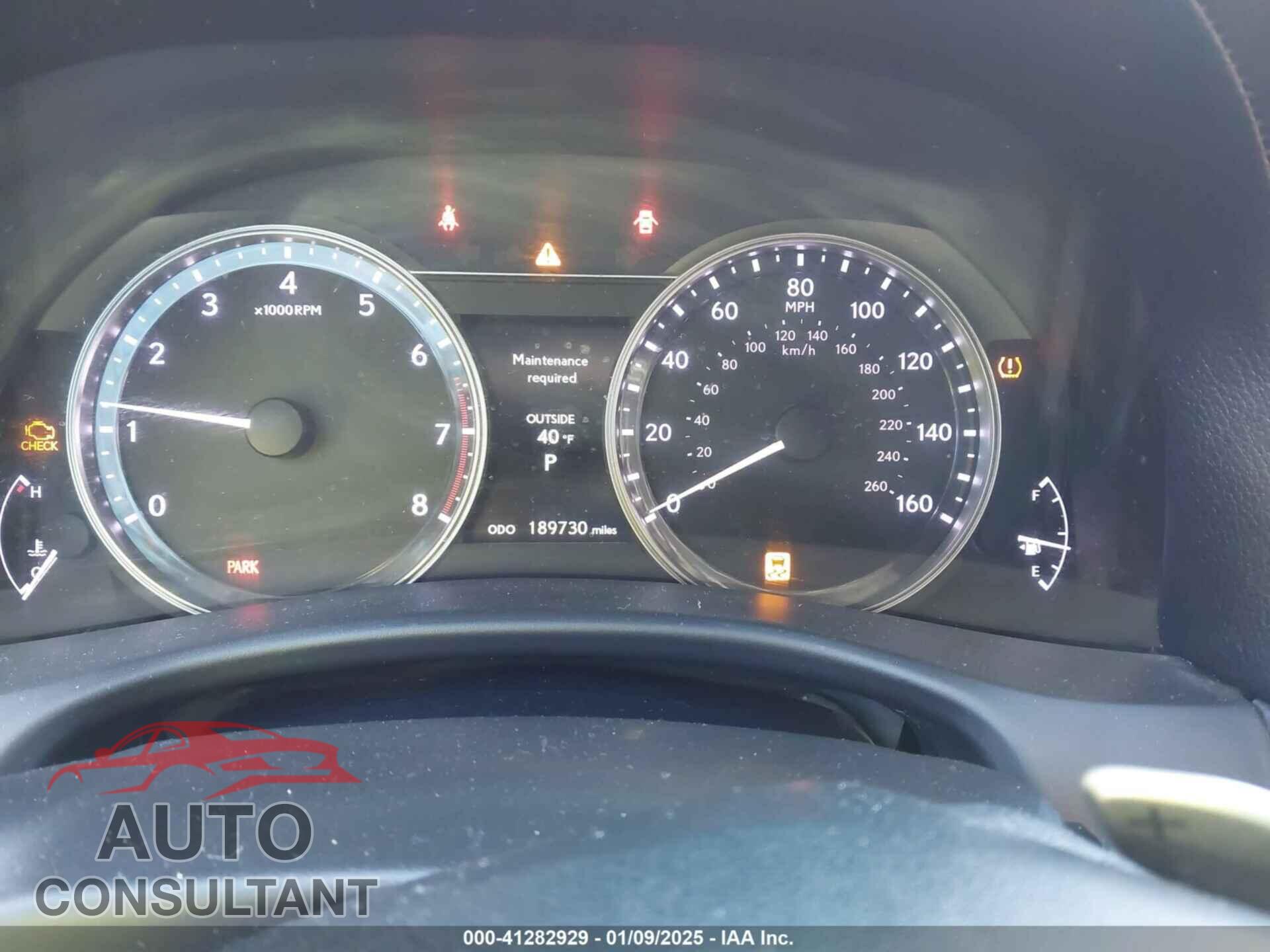 LEXUS GS 2013 - JTHBE1BL9D5013652