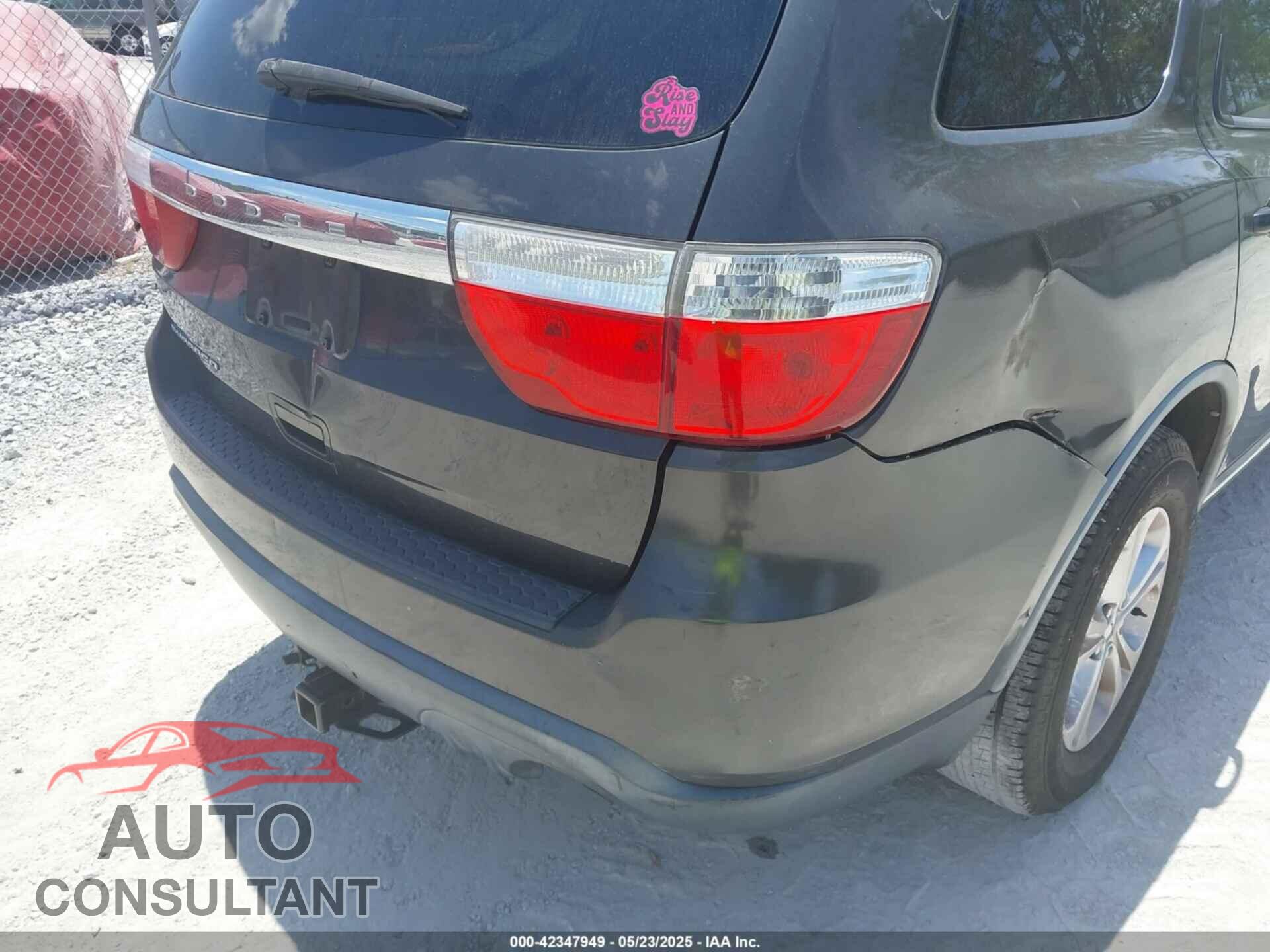 DODGE DURANGO 2011 - 1D4RD2GG6BC623623