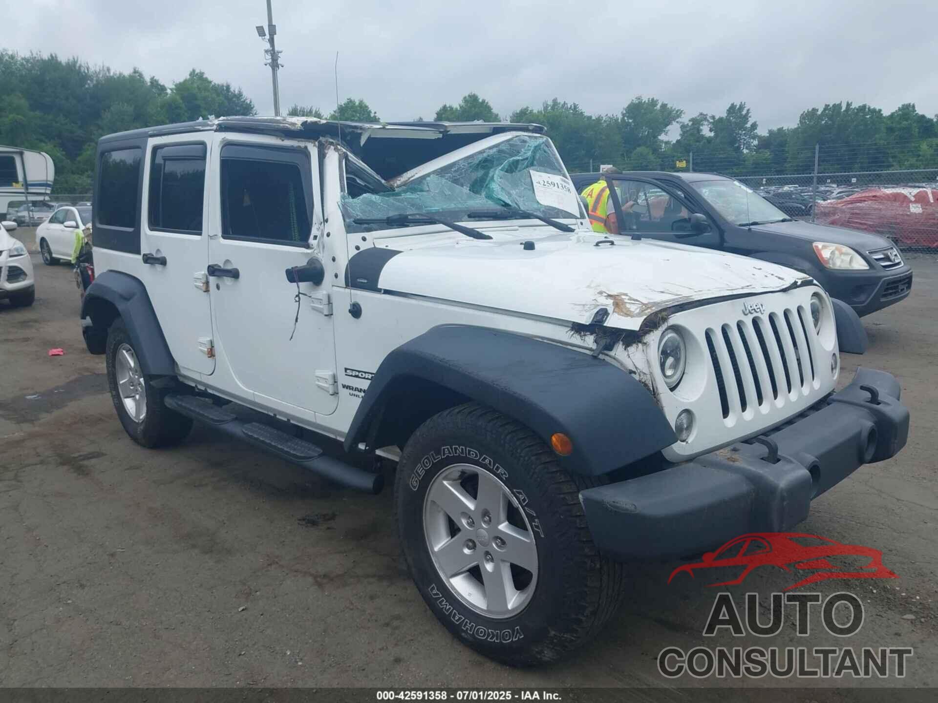 JEEP WRANGLER UNLIMITED 2016 - 1C4BJWDG6GL345431