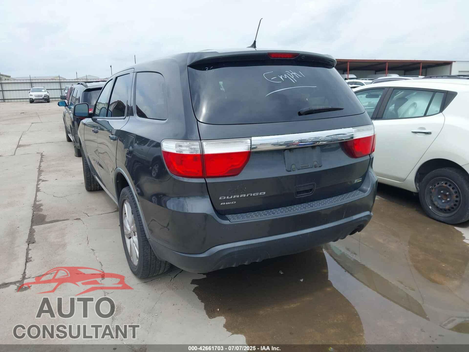 DODGE DURANGO 2011 - 1D4RE2GG9BC707433