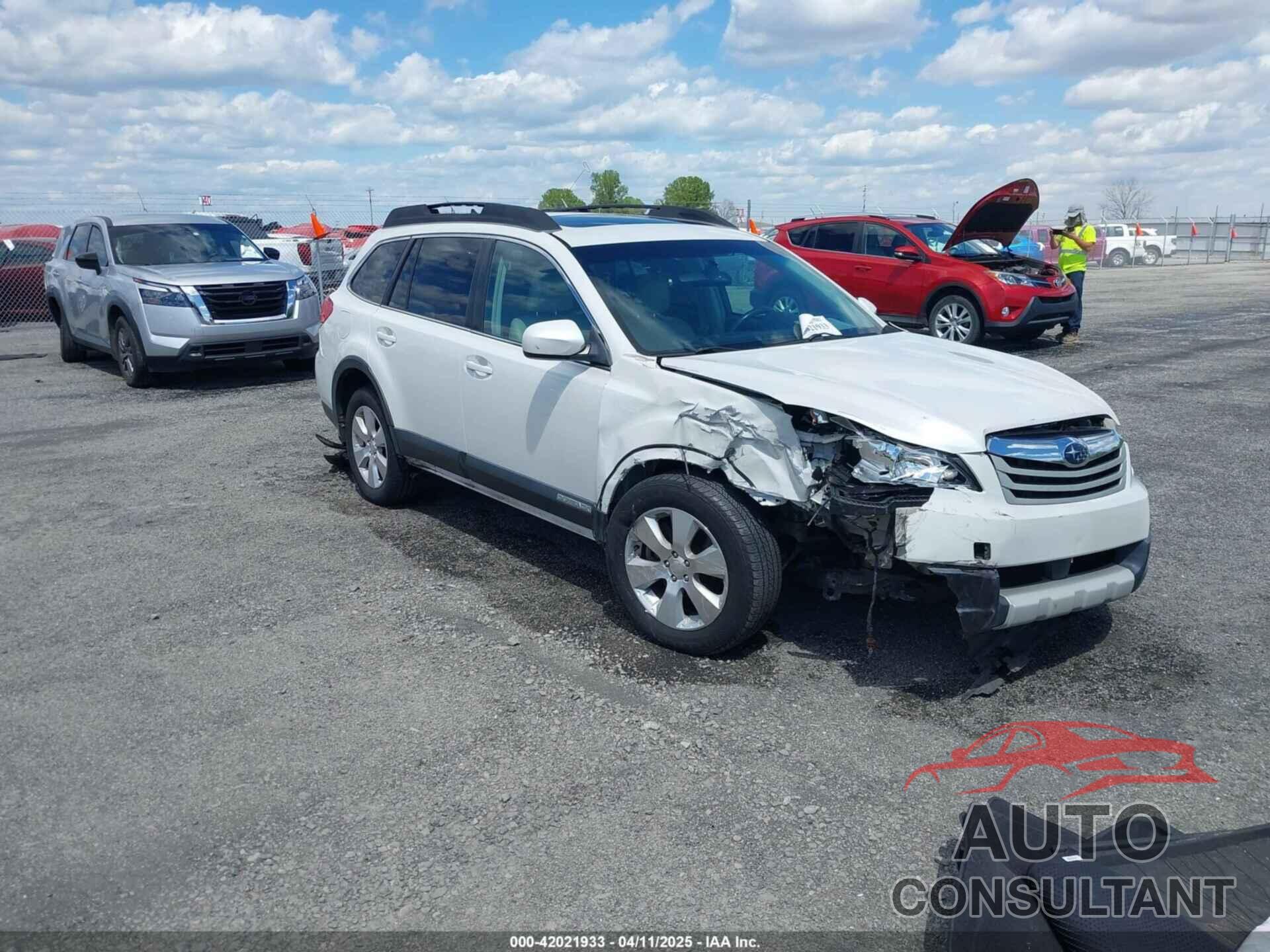 SUBARU OUTBACK 2011 - 4S4BRELC0B2392367