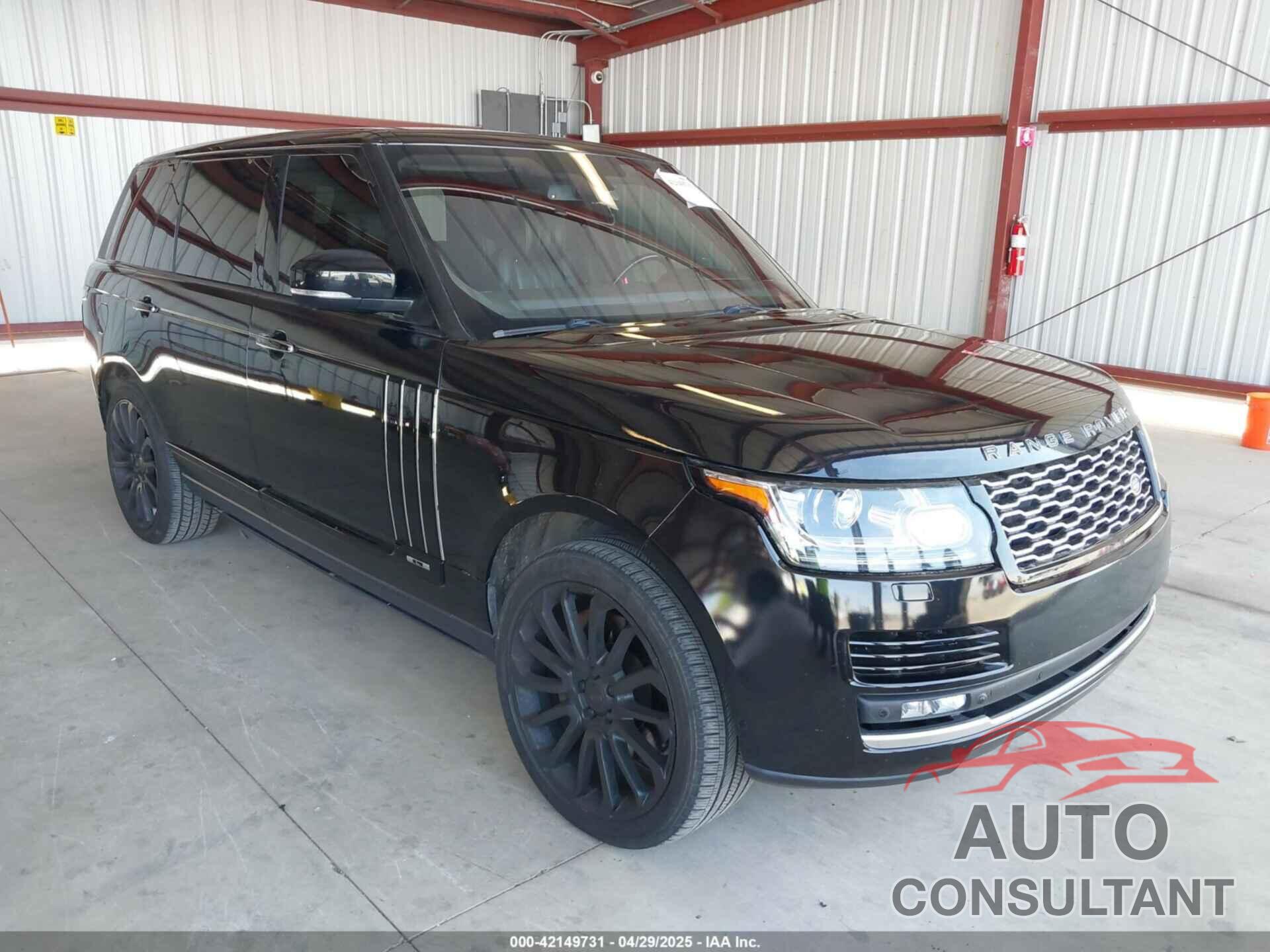 LAND ROVER RANGE ROVER 2015 - SALGV3TFXFA237897