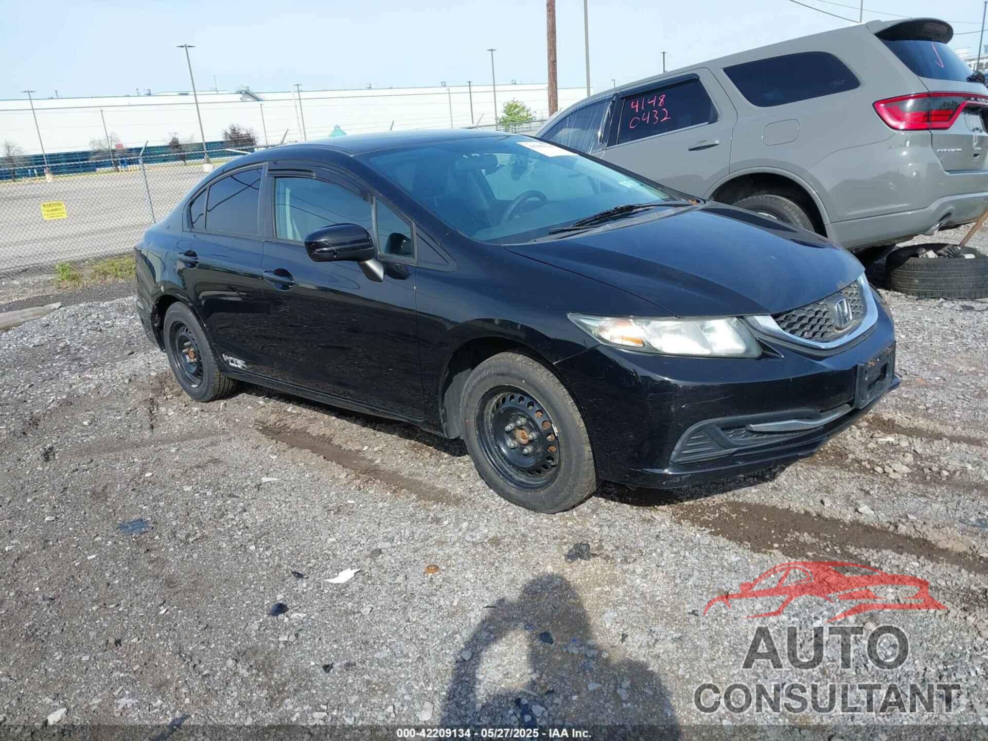 HONDA CIVIC 2014 - 2HGFB2F53EH501990