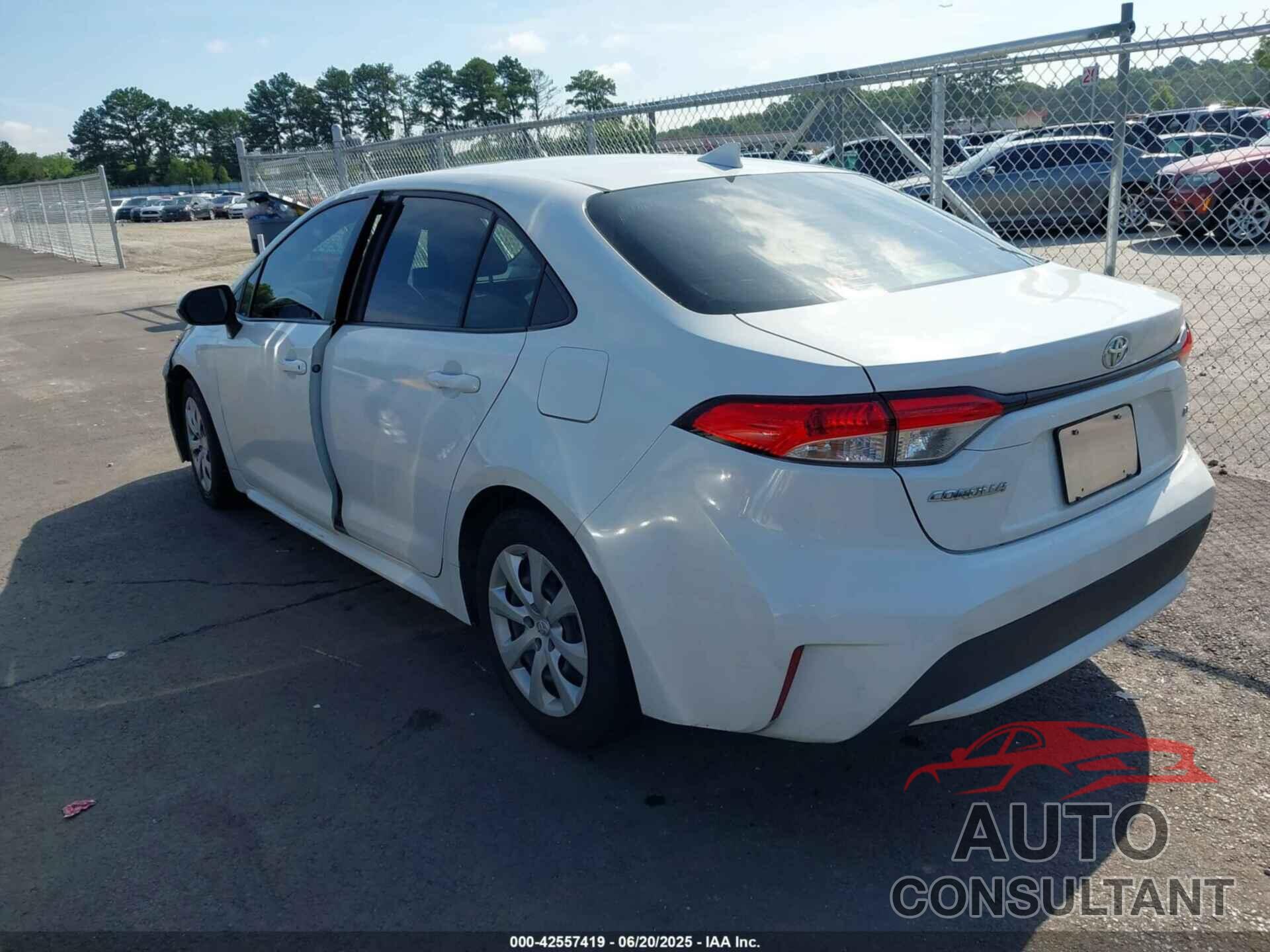 TOYOTA COROLLA 2020 - JTDEPRAE1LJ074865