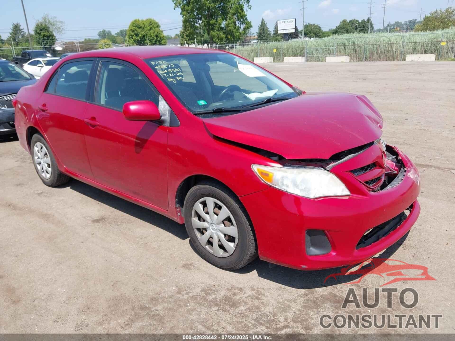 TOYOTA COROLLA 2011 - JTDBU4EE6B9135331