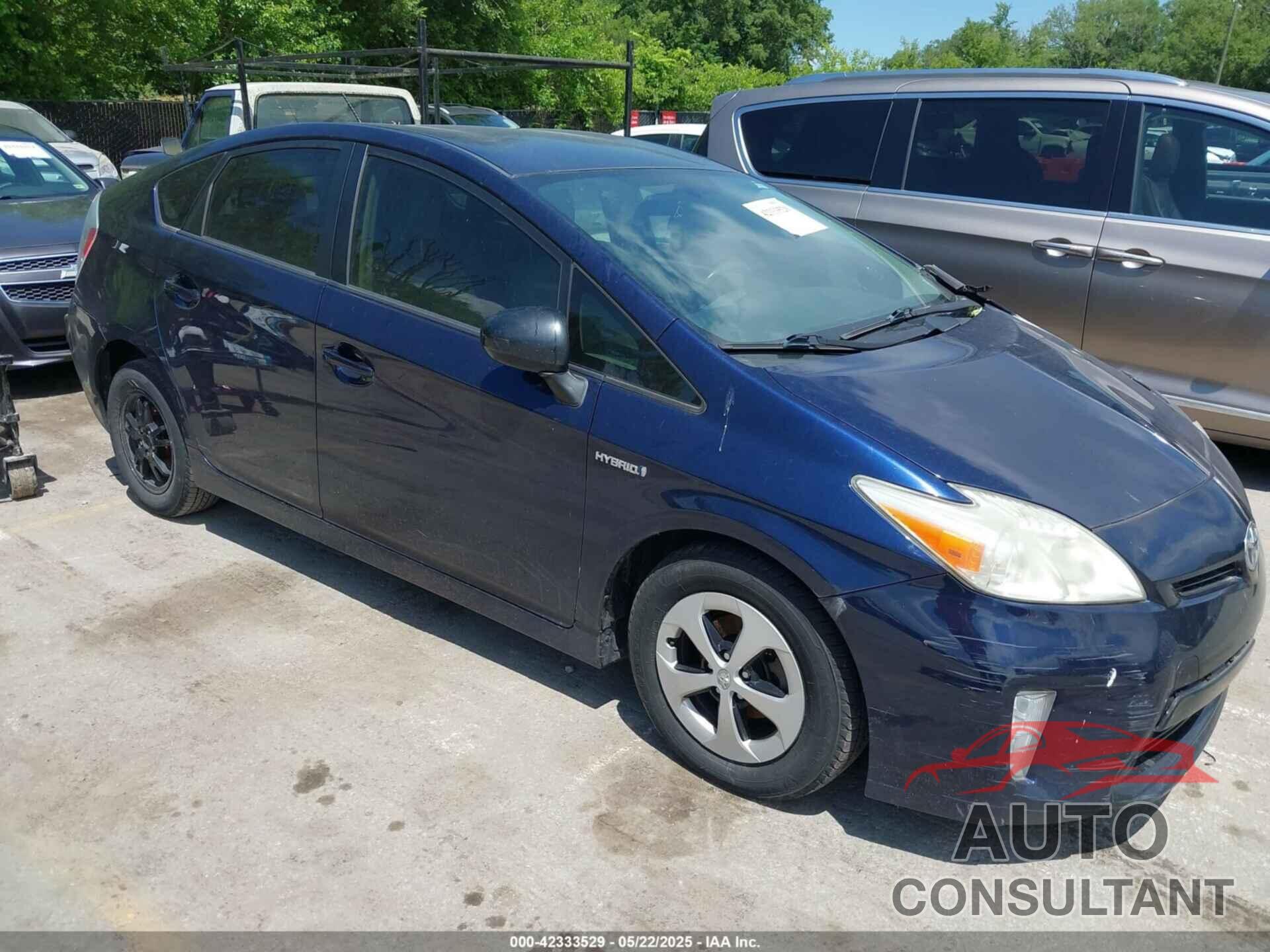 TOYOTA PRIUS 2013 - JTDKN3DU6D0344804