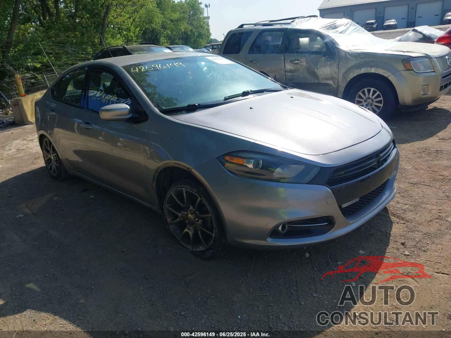 DODGE DART 2014 - 1C3CDFBB8ED865919