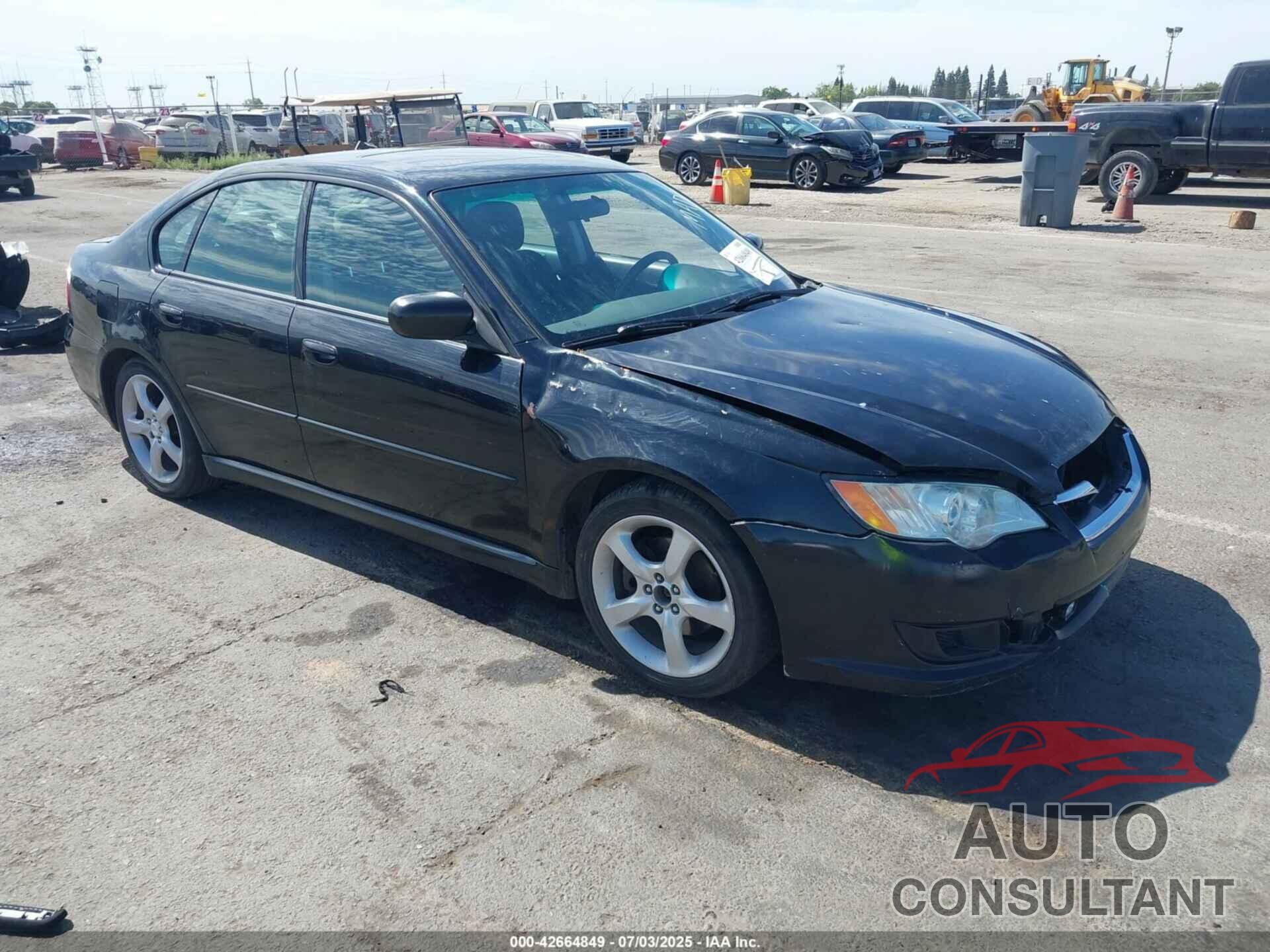 SUBARU LEGACY 2009 - 4S3BL616X97220563