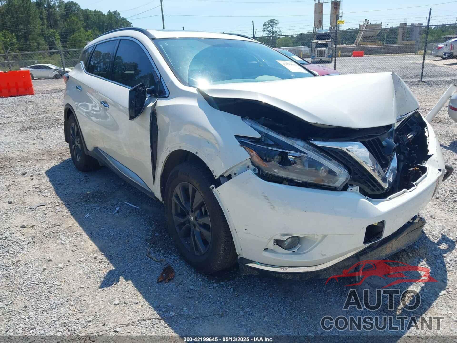 NISSAN MURANO 2018 - 5N1AZ2MG2JN169529