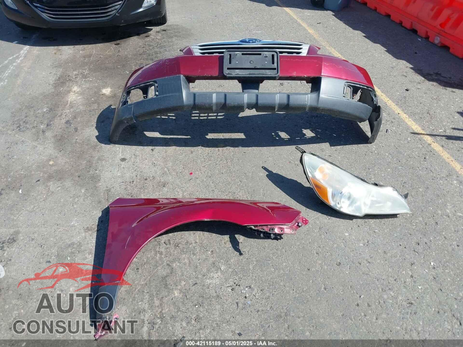 SUBARU OUTBACK 2012 - 4S4BRBCC3C3294833