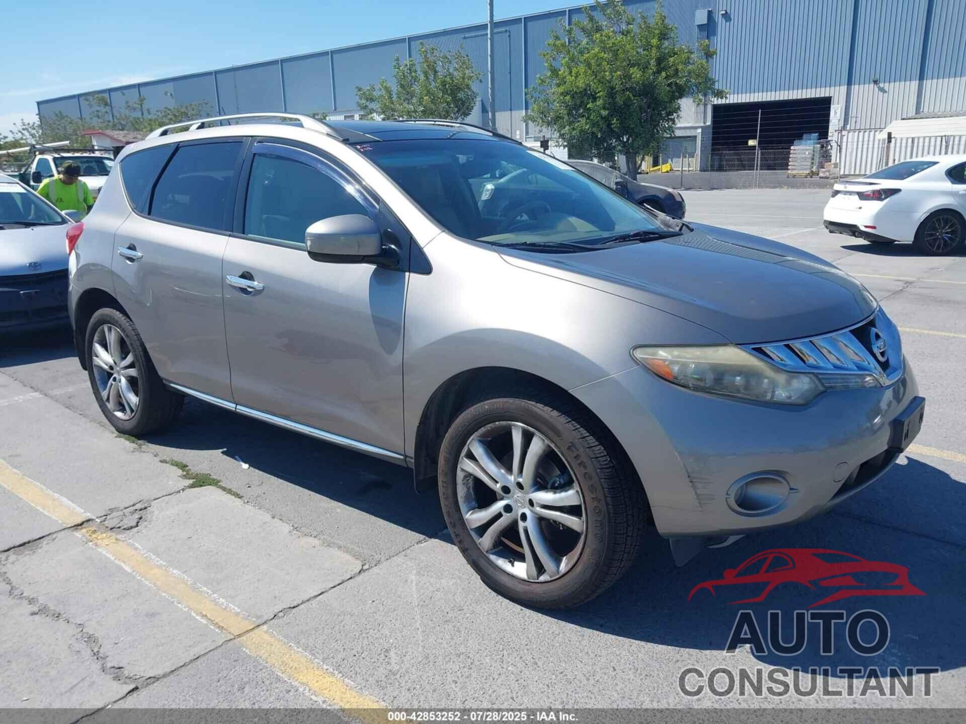 NISSAN MURANO 2009 - JN8AZ18W29W130272