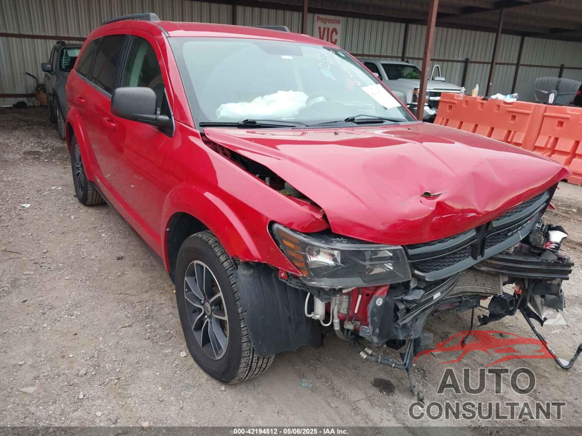 DODGE JOURNEY 2018 - 3C4PDCAB3JT171656