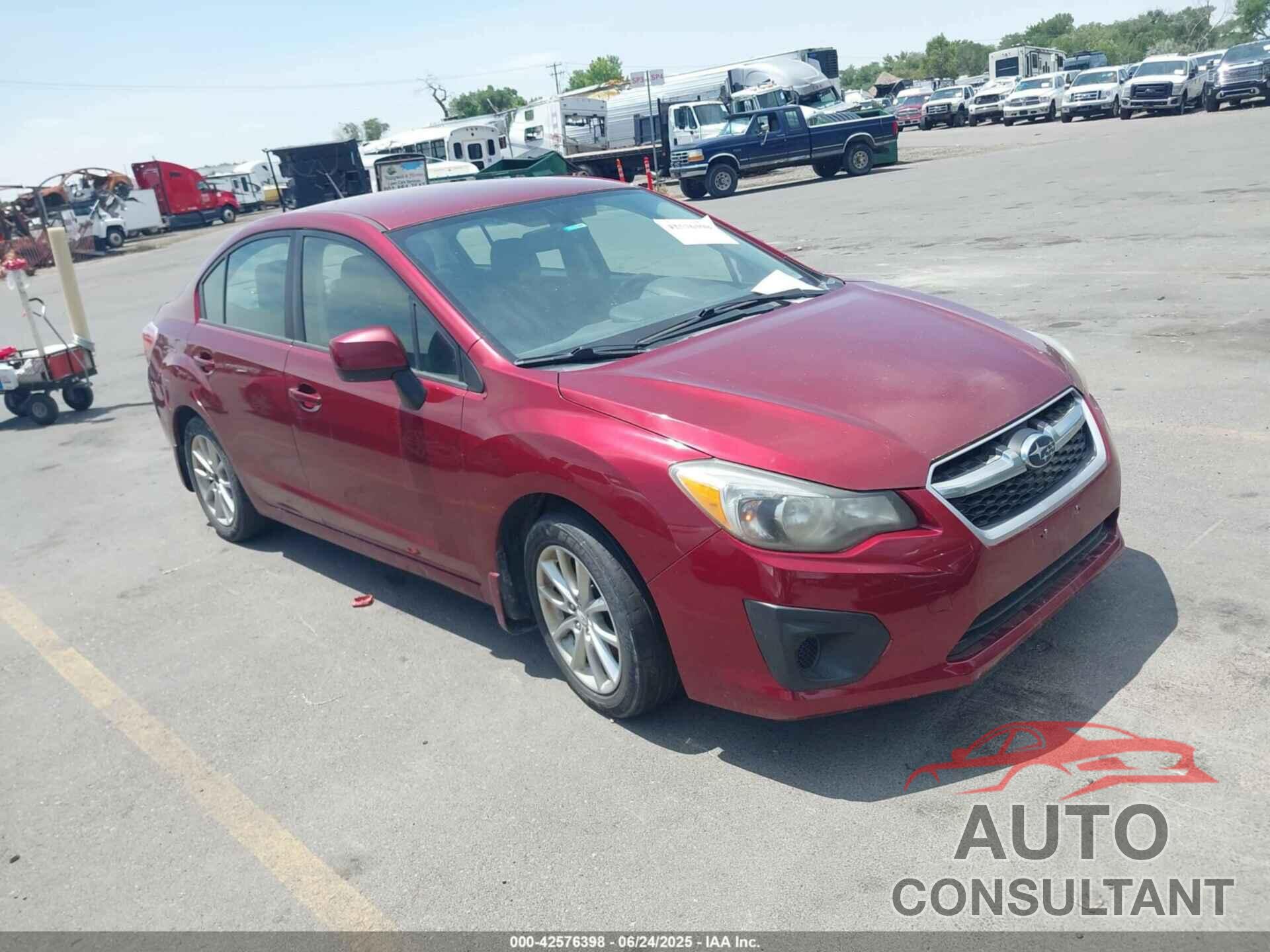 SUBARU IMPREZA 2012 - JF1GJAC68CH017173