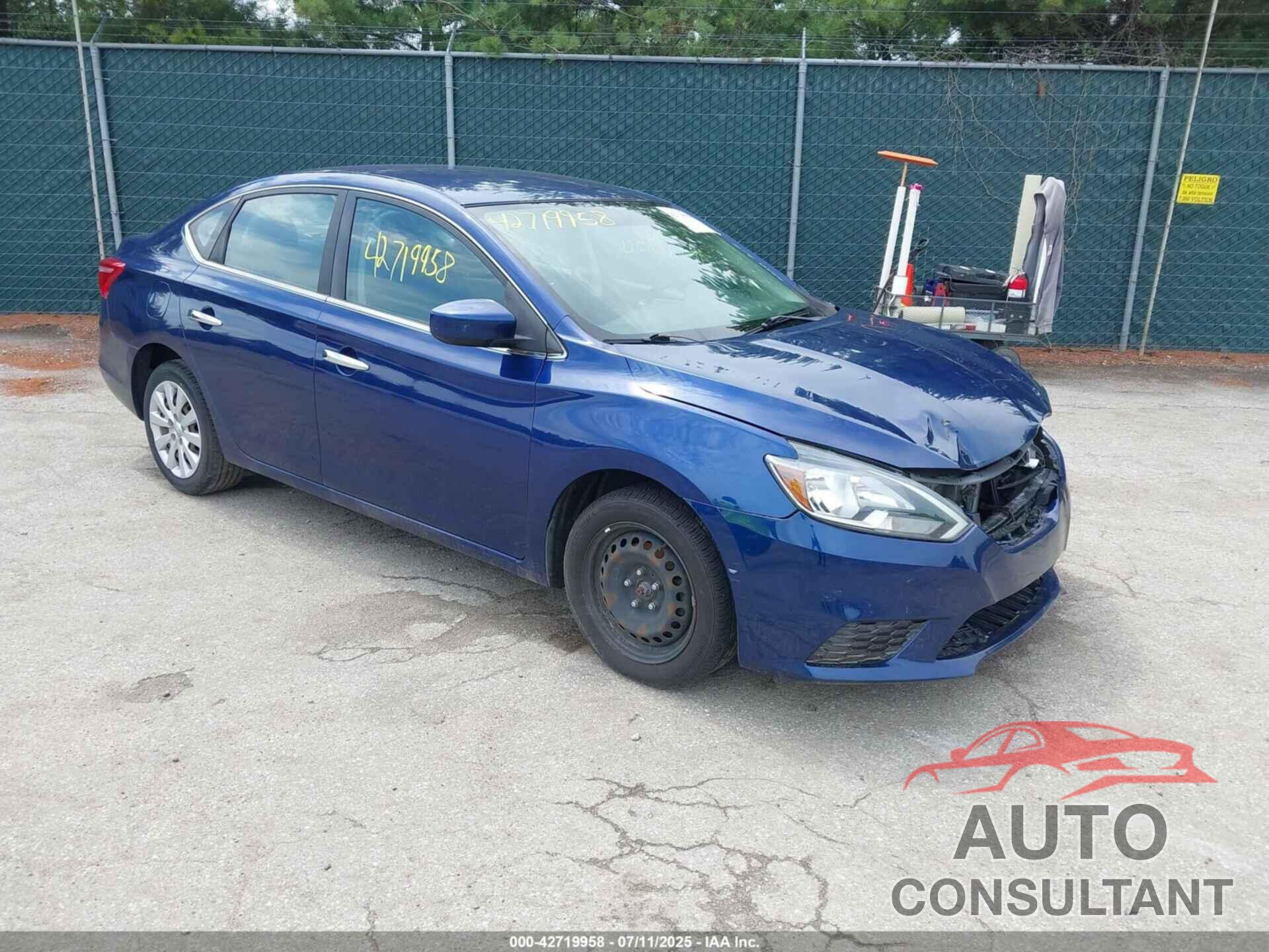 NISSAN SENTRA 2016 - 3N1AB7AP4GY253473