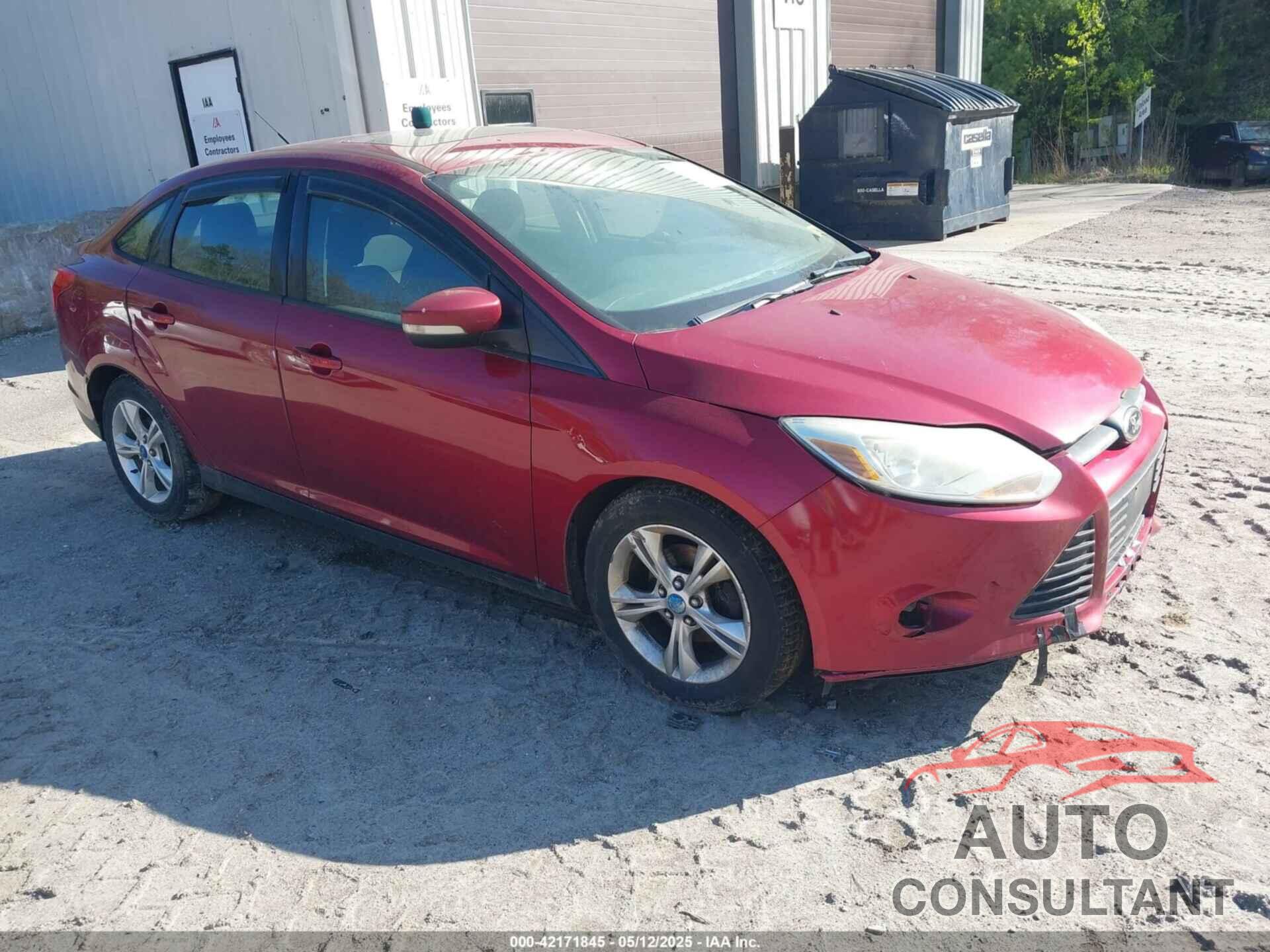 FORD FOCUS 2013 - 1FADP3F21DL229871