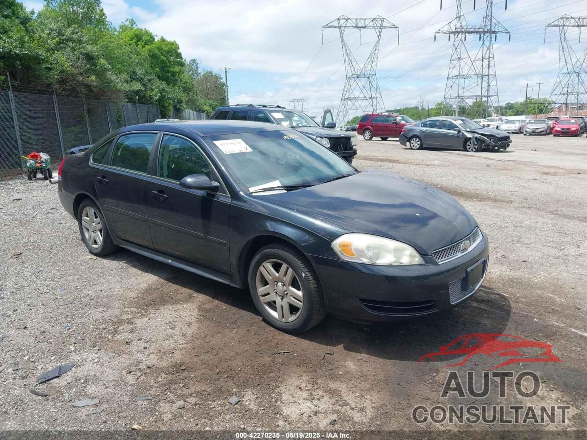 CHEVROLET IMPALA 2012 - 2G1WB5E31C1150592