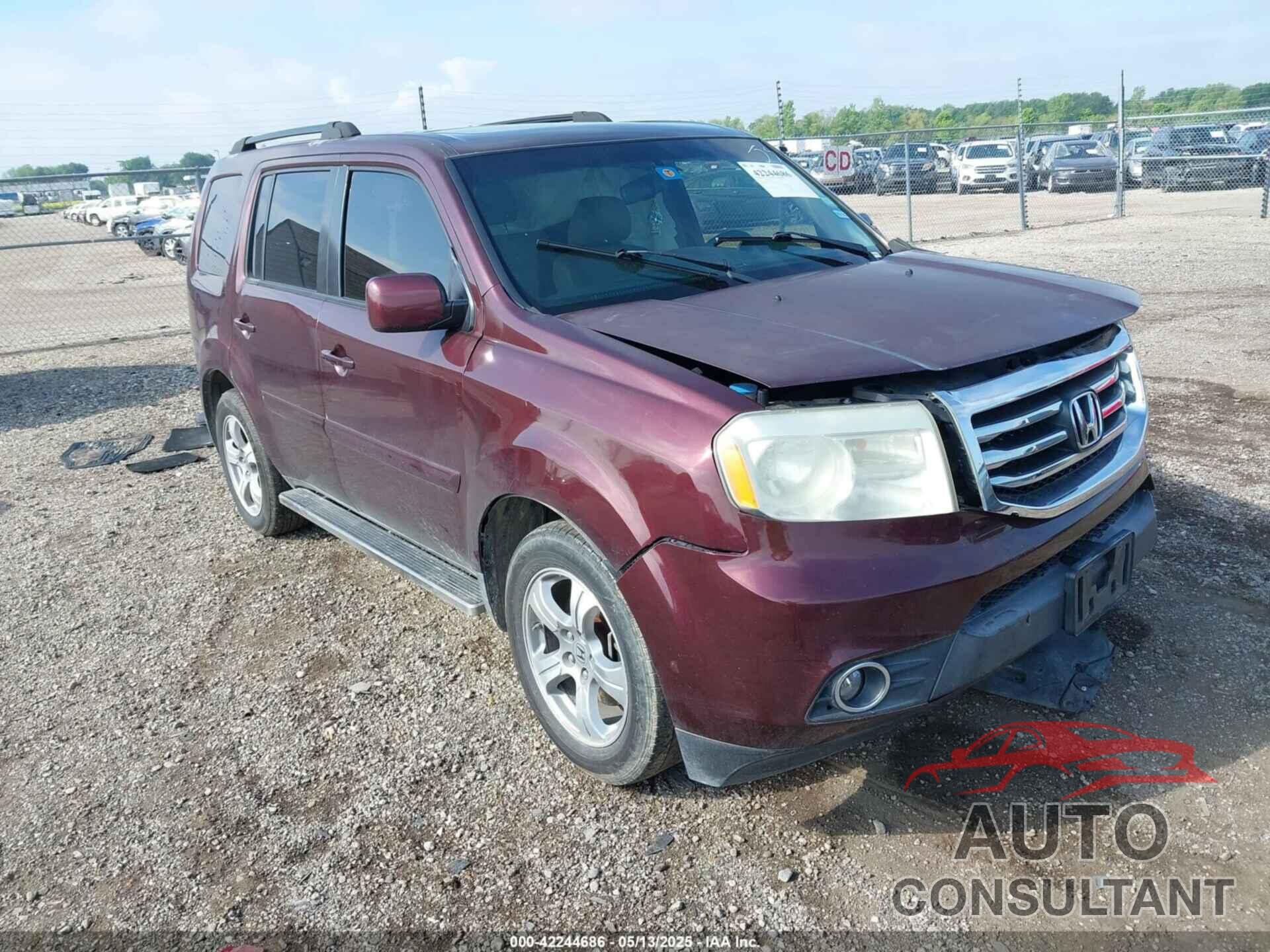 HONDA PILOT 2013 - 5FNYF3H58DB018949