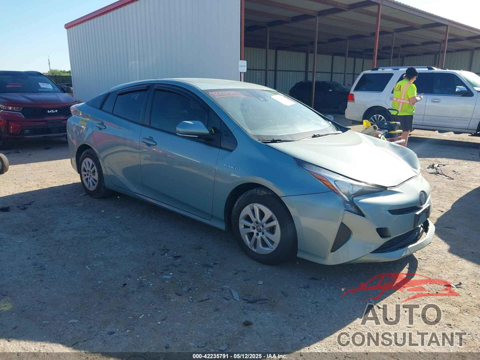 TOYOTA PRIUS 2017 - JTDKBRFU6H3031359