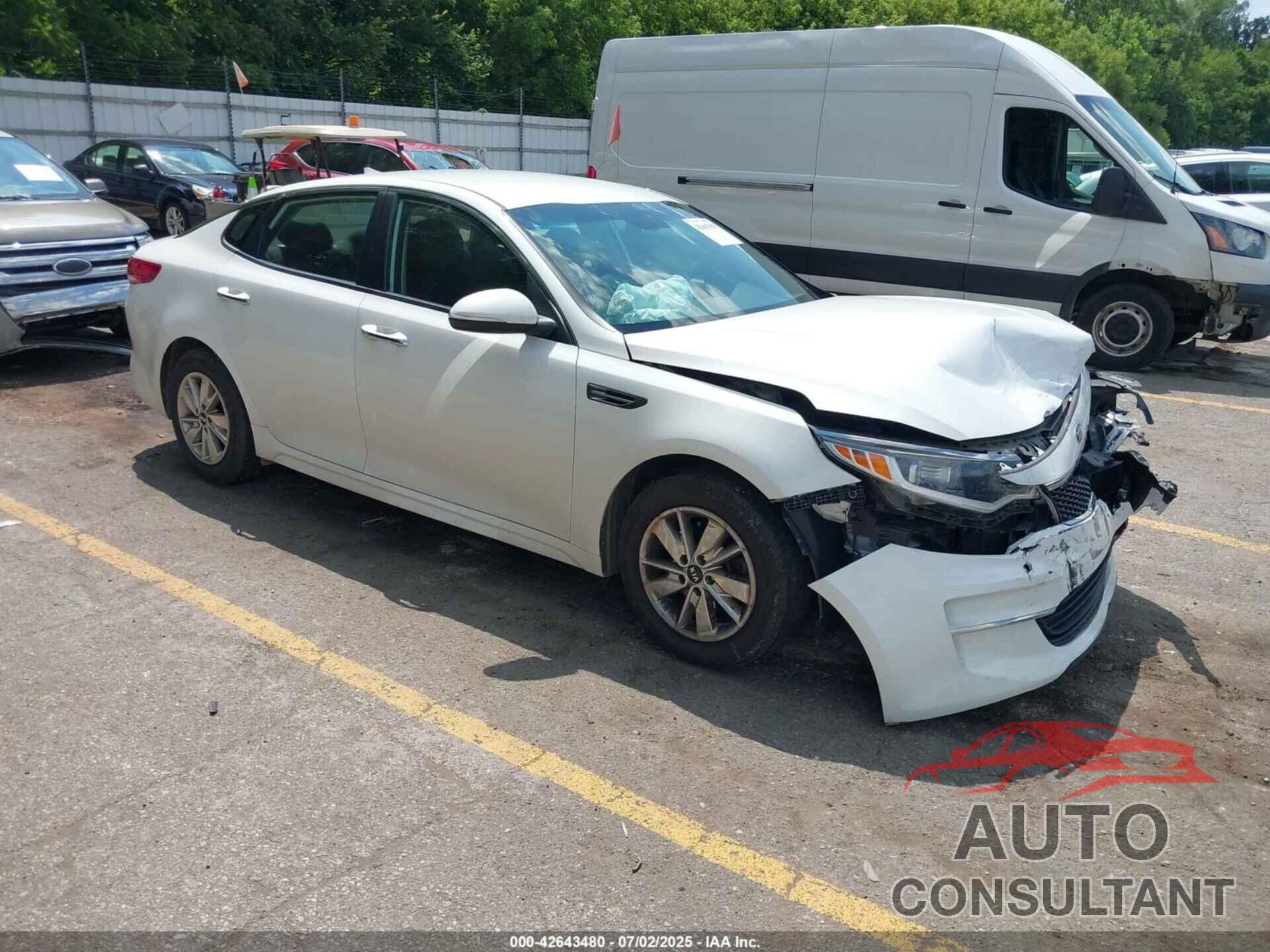KIA OPTIMA 2017 - 5XXGT4L3XHG158133