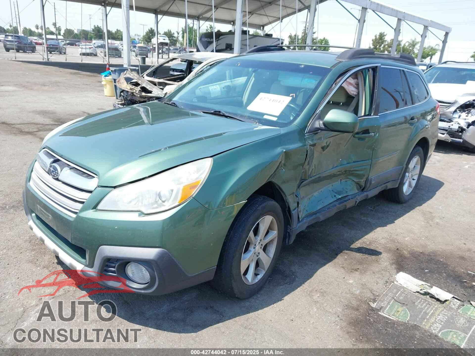 SUBARU OUTBACK 2014 - 4S4BRBLC8E3259997
